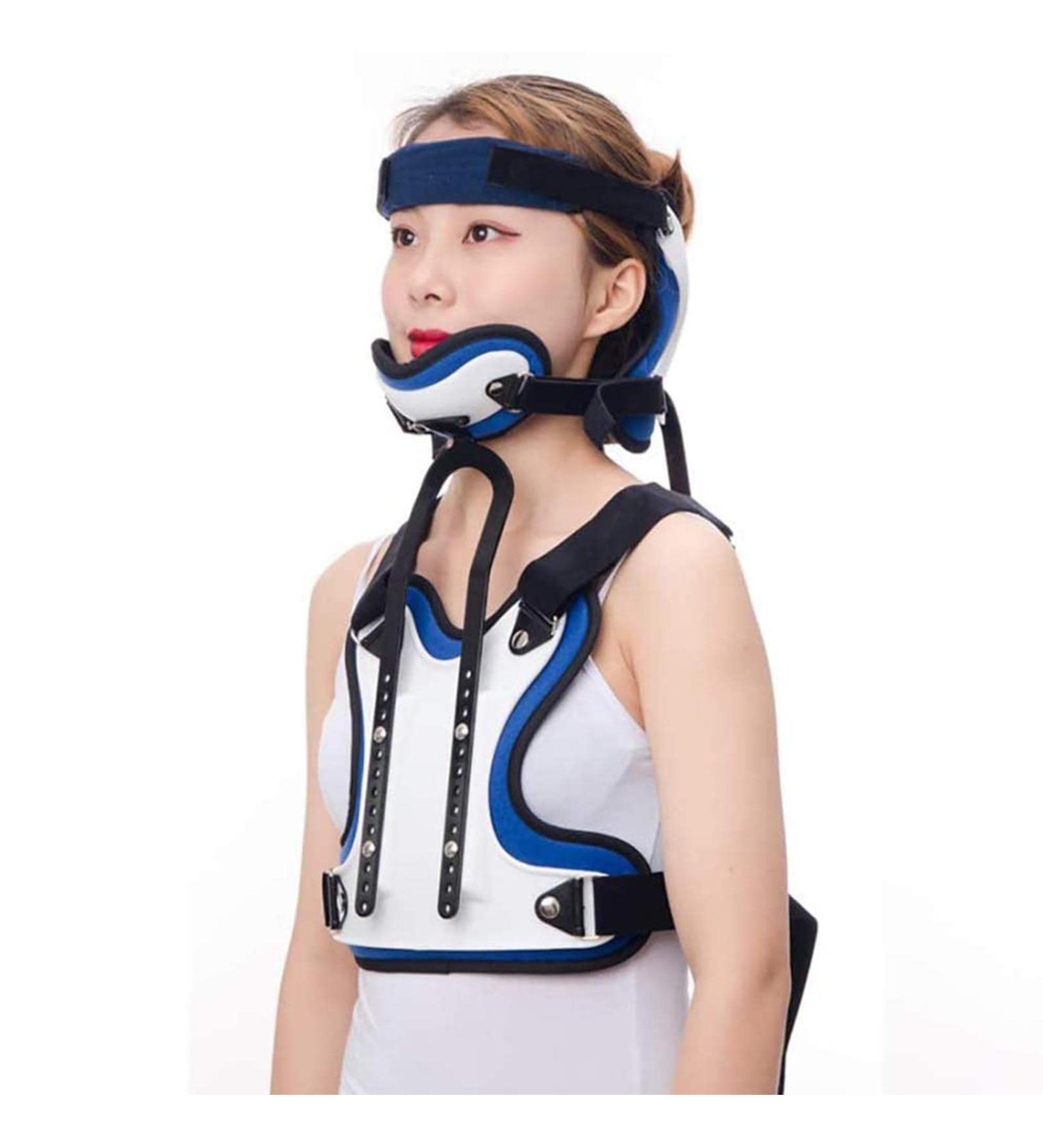 GVQNG Head and Neck Support for Adults - Cervical Breast Orthoses Rehabilitation Tractor & Spondylose Correction Device - Buy Online on GoSupps.com