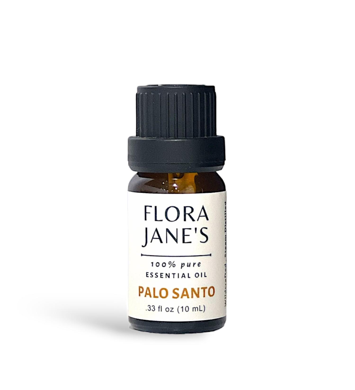 Flora Janes Palo Santo Essential Oil 10 ML (0.34 fl oz) - Buy Online on GoSupps.com