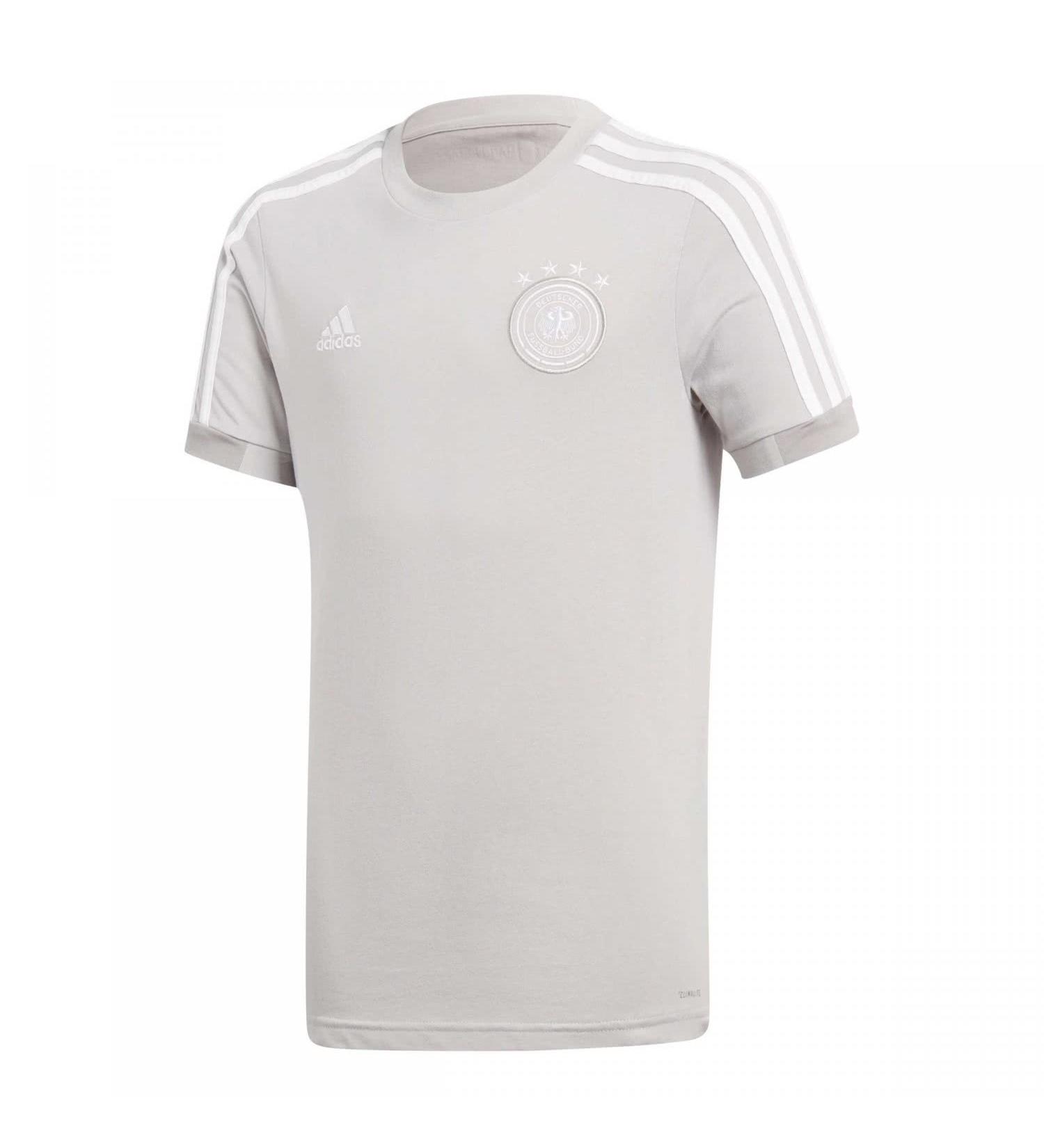 Adidas Children's DFB T-Shirt - Gretwo/Mgsogr/White Size 164 | International Shipping Available - Buy Online on GoSupps.com