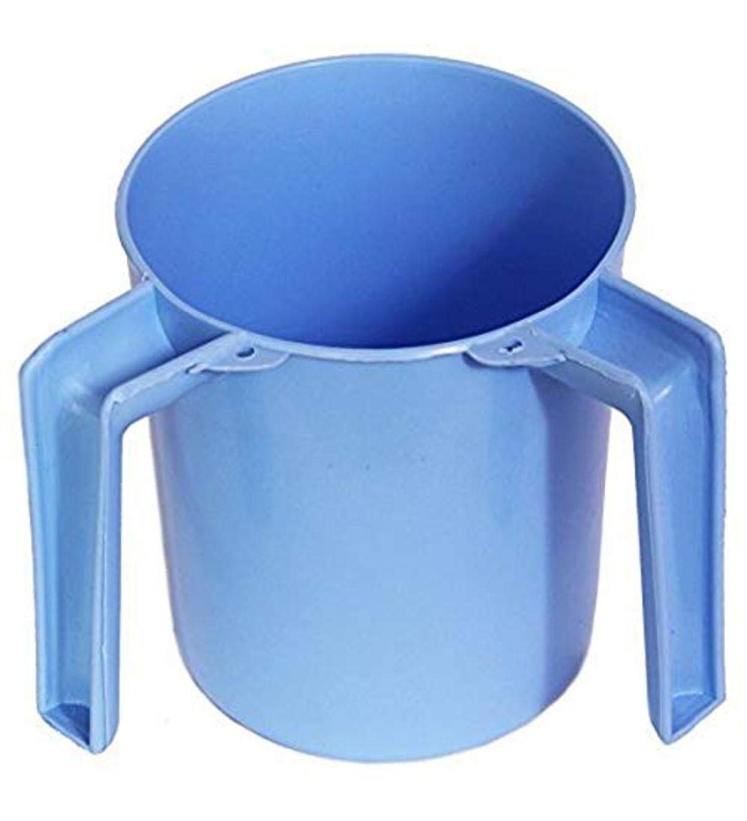 Ybm Home Plastic Round Wash Cup Ba157 (Light Blue  1) 1 Light Blue