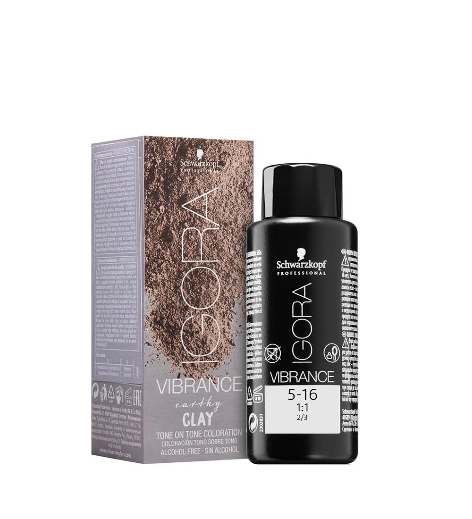 Schwarzkopf Igora Vibrance Raw Essentials 5-16 Light Brown Cendr Chocolate