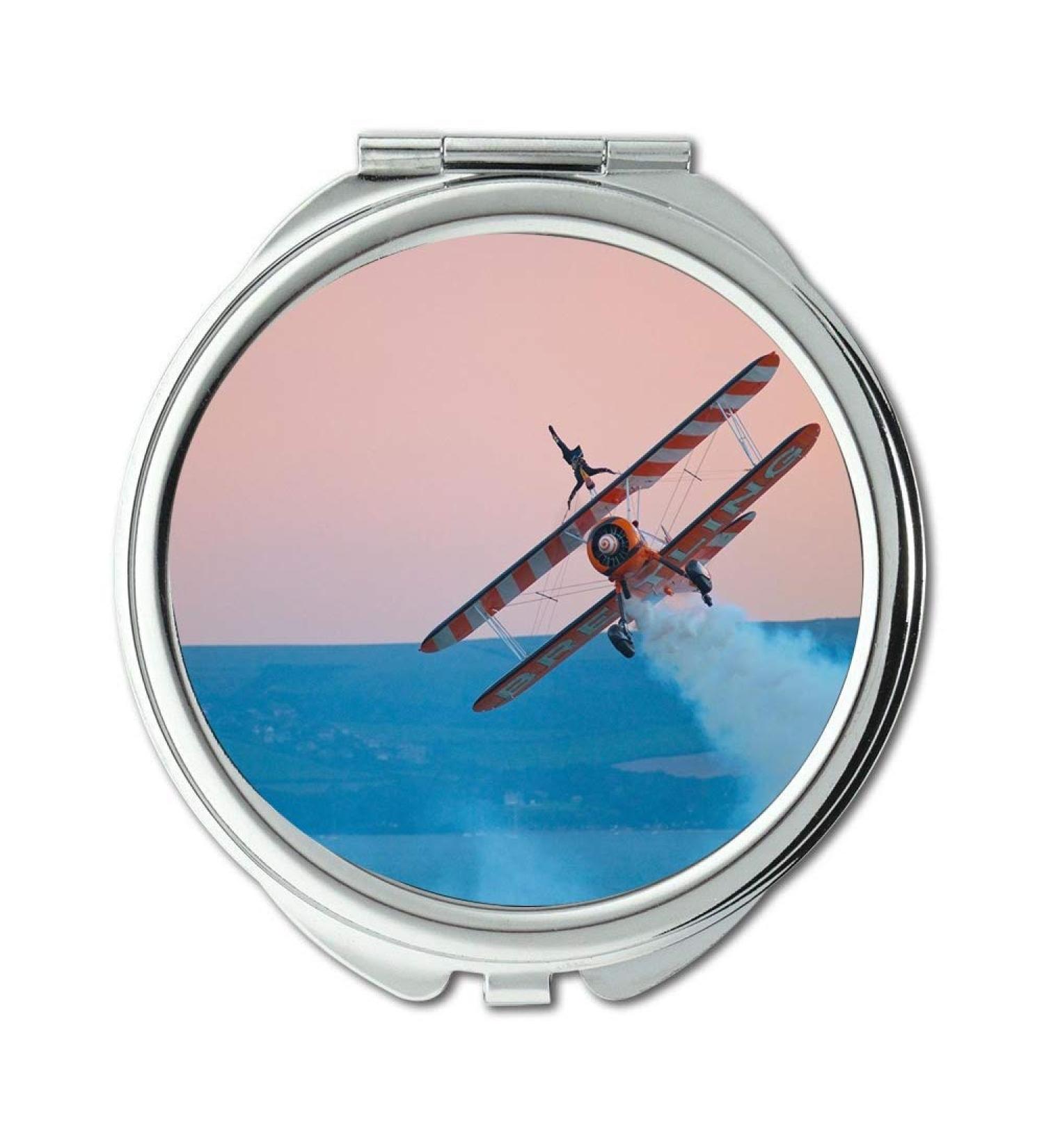 aircraft desktop Mirror Travel Mirror fighter pilot pocket mirror portable mirror - Buy Online on GoSupps.com