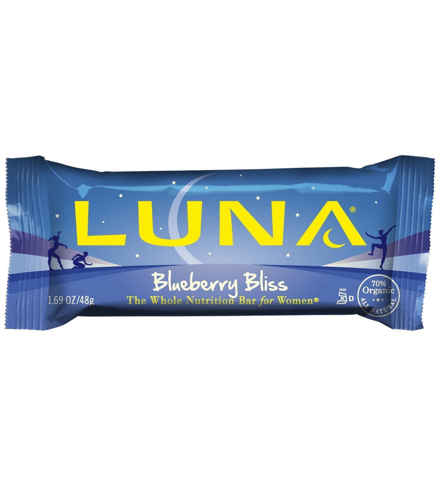 Luna Nutrition Bars Blueberry Bliss 1.69-Ounce 15 Count