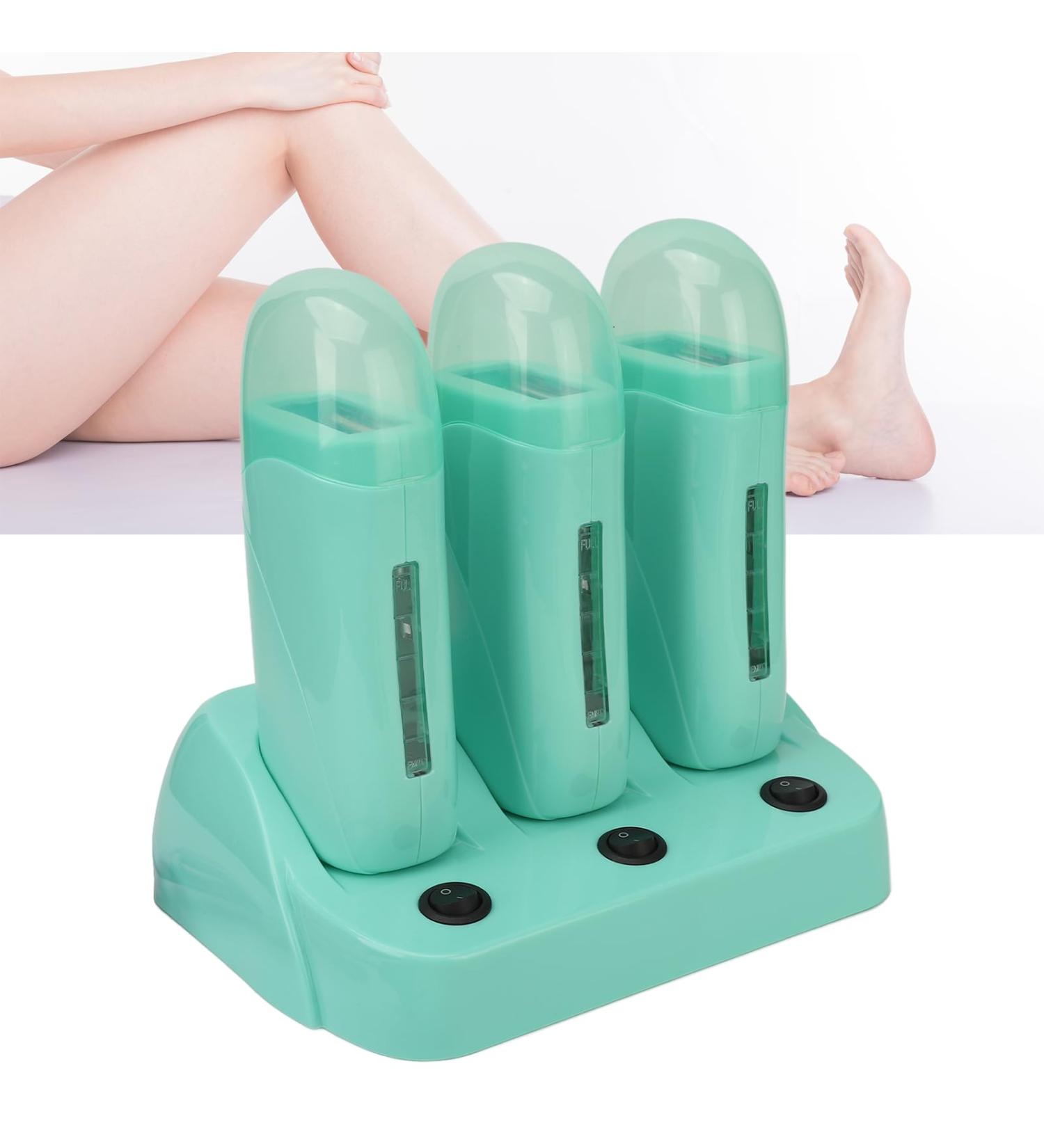 Professional Wax Hair Removal Kit - Portable Wax Heater & Roll-On Guardian | Home & Spa Use - Buy Online on GoSupps.com