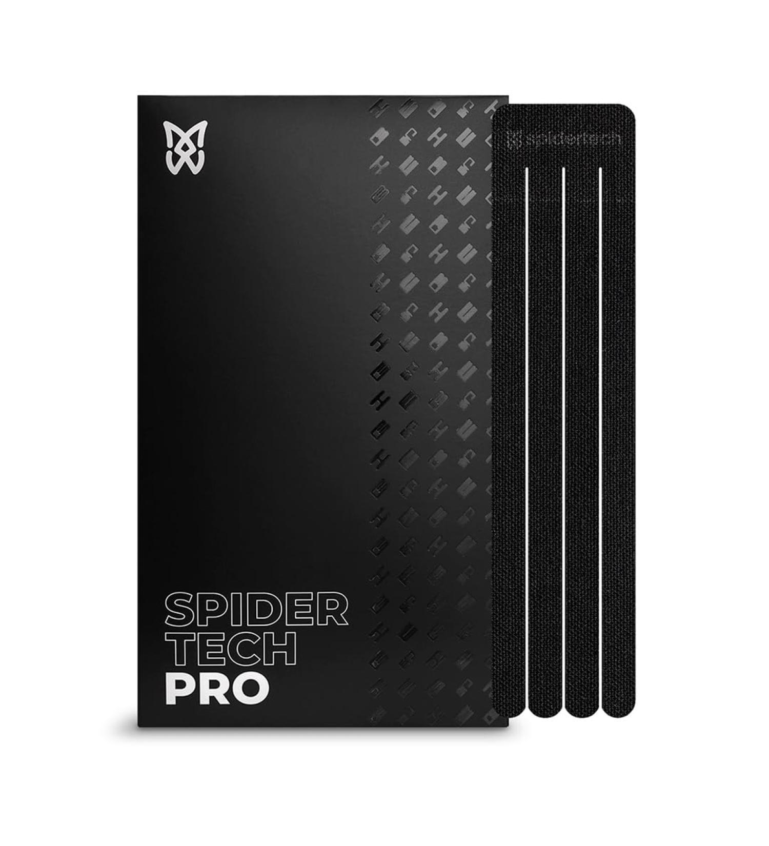 Buy Spidertech Pre-Cut Cotton Kinesiology Tape for Lymphatic Drainage - 10 Pack - Ideal for Athletes Physiotherapists & Chiropractors - Black - Ships Internationally - Buy Online on GoSupps.com