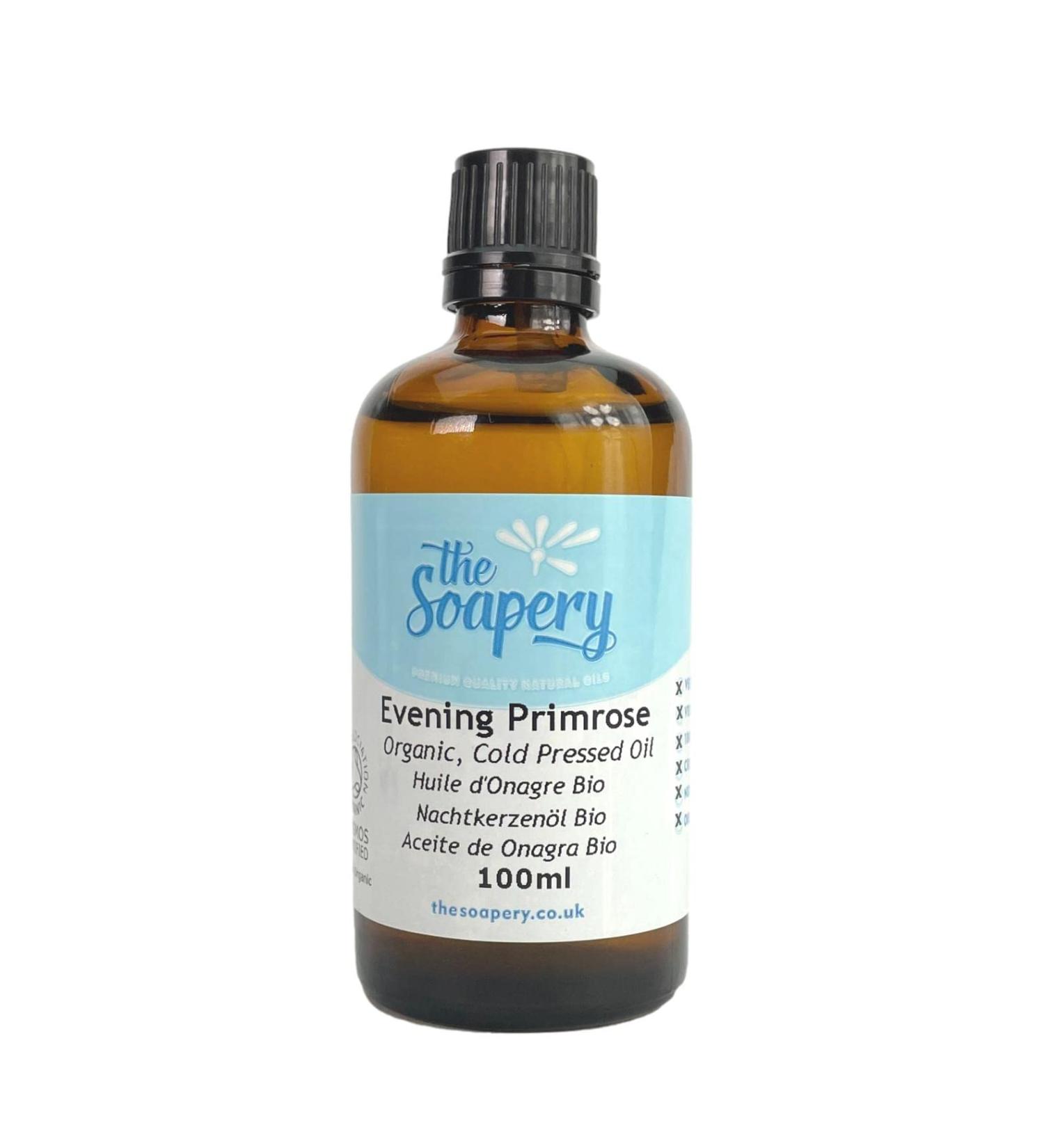 Evening Primrose Oil 100ml - Certified Organic Cold Pressed 100% Pure