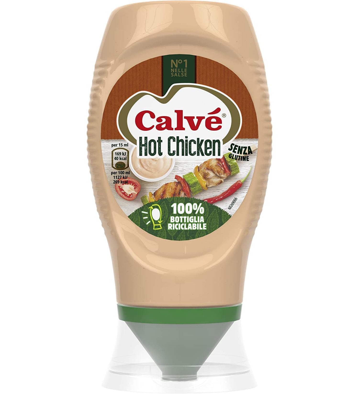  Calv Calv Salsa Hot Chicken Lightly Pigmented (3 x 255 g) - Buy Online on GoSupps.com