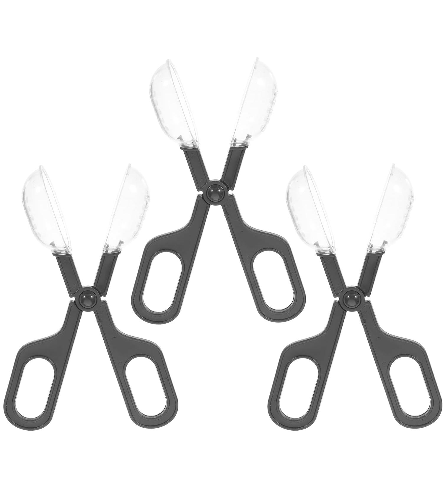 3 Pack Reptile Feeding Clips Reptile Feeding Tools Amphibian Feeding Clips Pet Plastic Feeding Clips for Hamsters Lizards Spiders Bearded Dragons (Black) - Buy Online on GoSupps.com