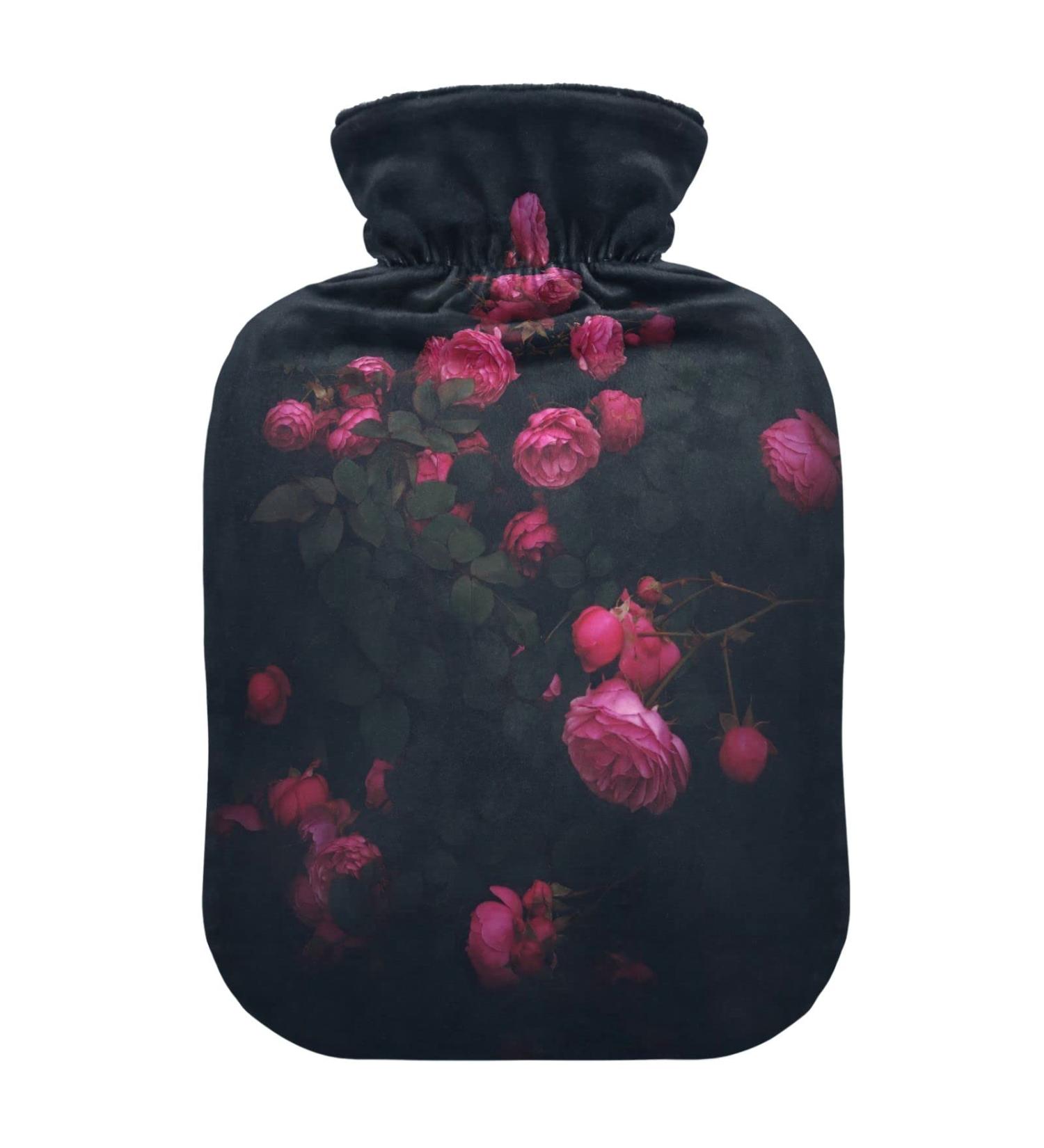 Durable 2L Heat Bottle | Romantic Roses Hand & Foot Warmers | Heat Therapy for Pain Relief - Buy Online on GoSupps.com