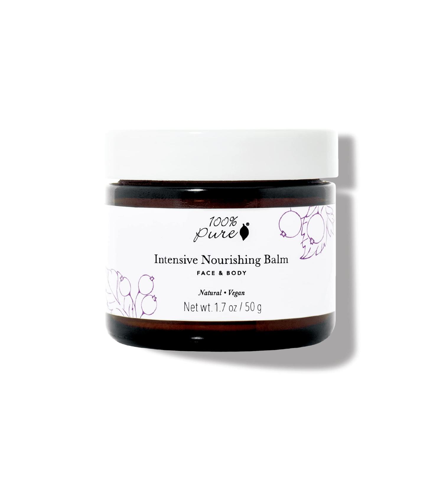 100% PURE Intensive Nourishing Balm Face & Body Cream Moisturizer - Vegan - 1.7oz - Buy Online on GoSupps.com