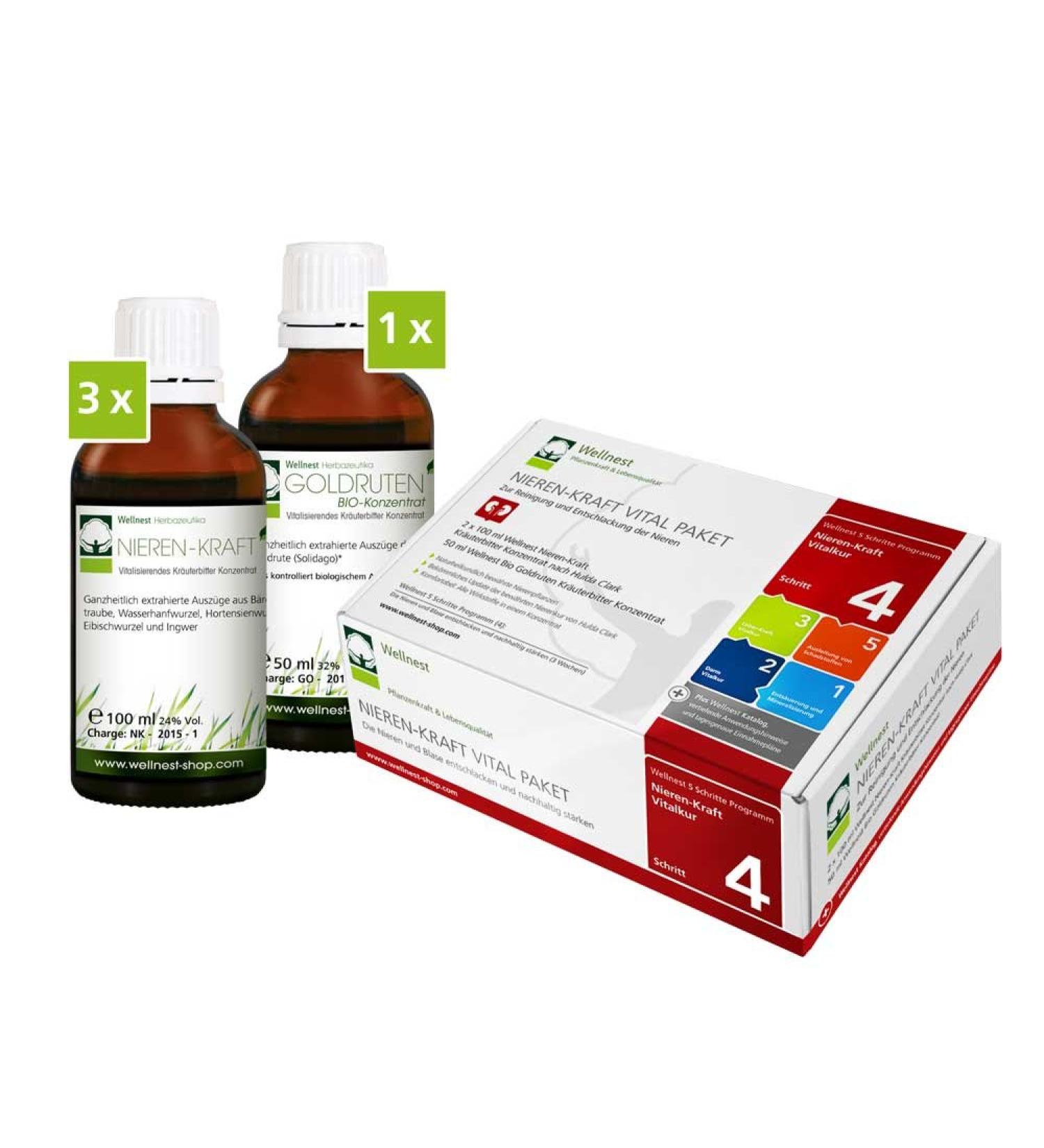 Wellnest Kidney-Power Detox-Cure Package | 30-Day Kidney Cleanse | 100% Vegetable Detox Spa Package - Buy Online on GoSupps.com