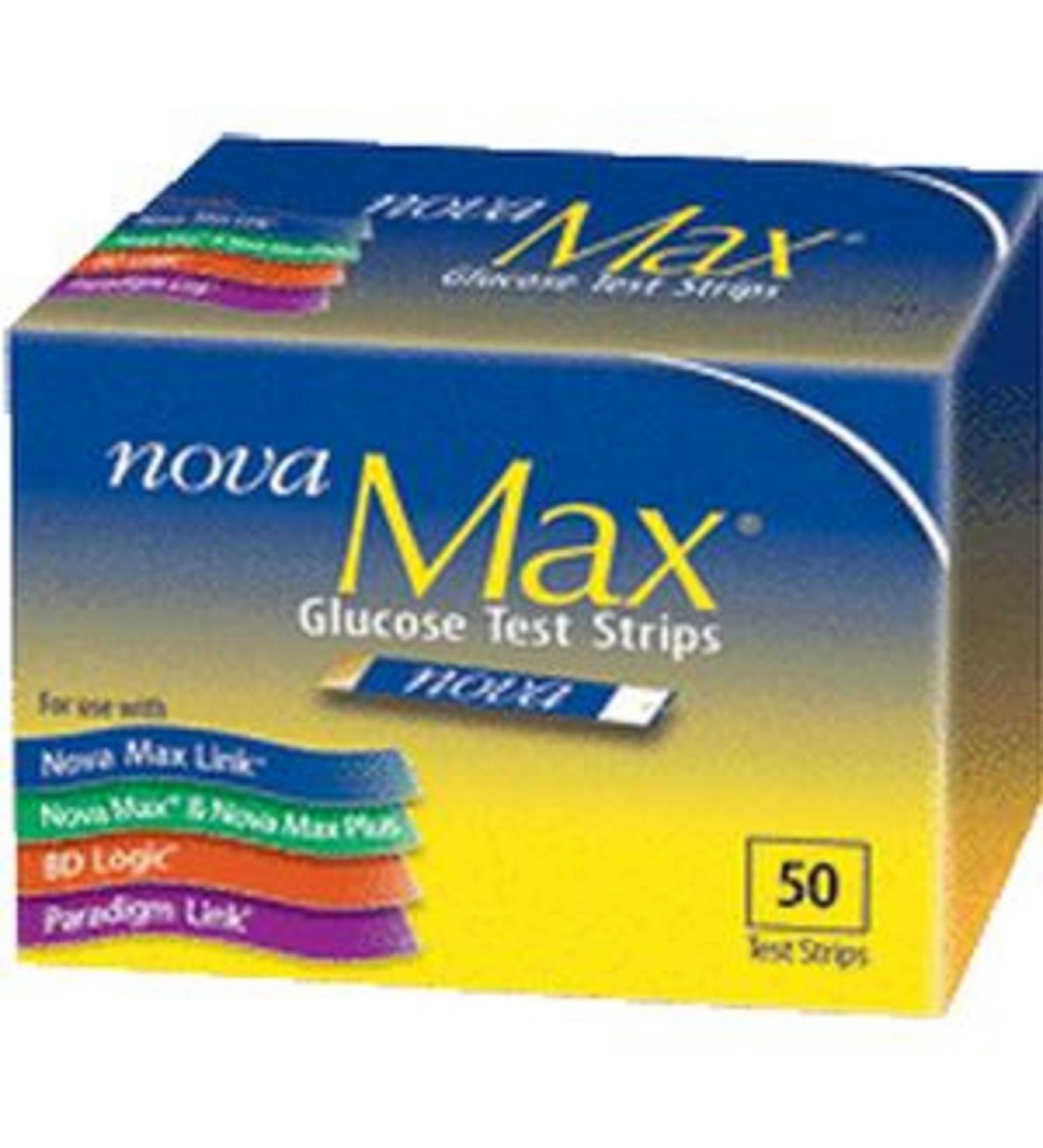 NU43523IBX - Nova Max Test Strip (50 count)