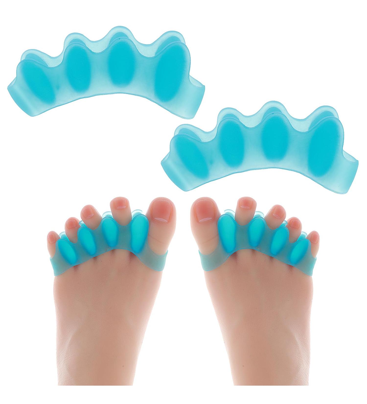 WLLHYF Gel Toe Separator & Spacers Pedicure Kit for Bunion & Hammer Toe Corrector - Blue - Buy Online on GoSupps.com