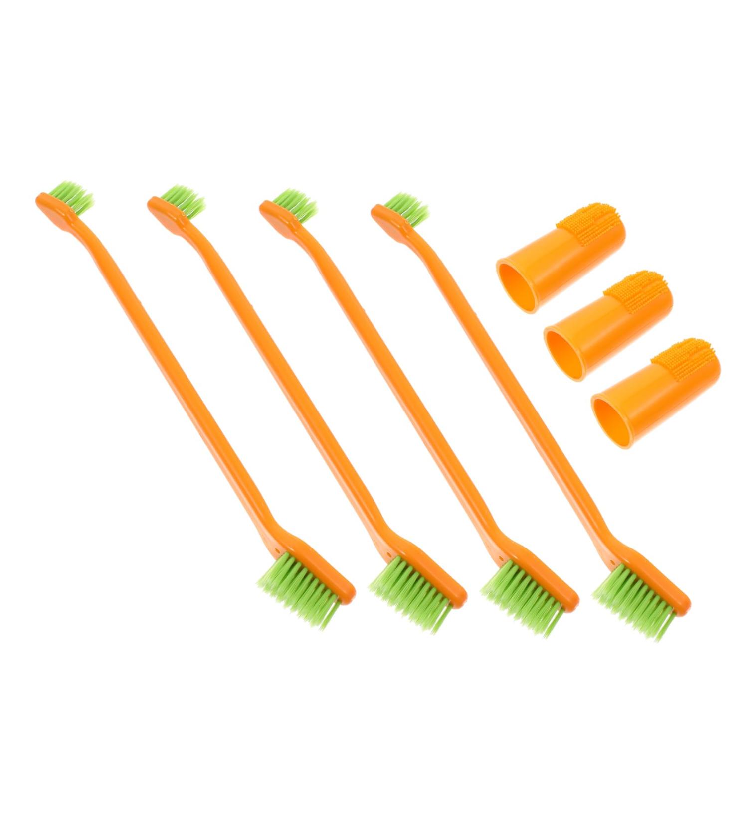 Housoutil Cat Chew Toothbrush 1 Set Pet Toothbrush Toothbrushes Dog Toothpaste Pet Tooth Care Brush Toothbrush Set The Dog - Buy Online on GoSupps.com