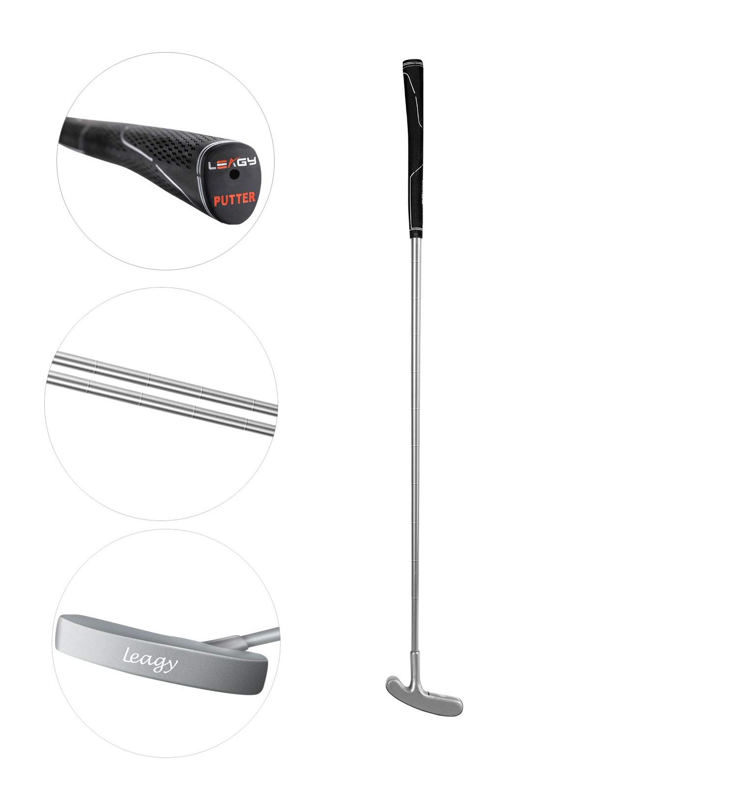LEAGY Timeless Classic Golf Putter 35 - Two-Way Head, Rubber Grip - Male & Female Right/Left Handed Golfers - Buy Online on GoSupps.com