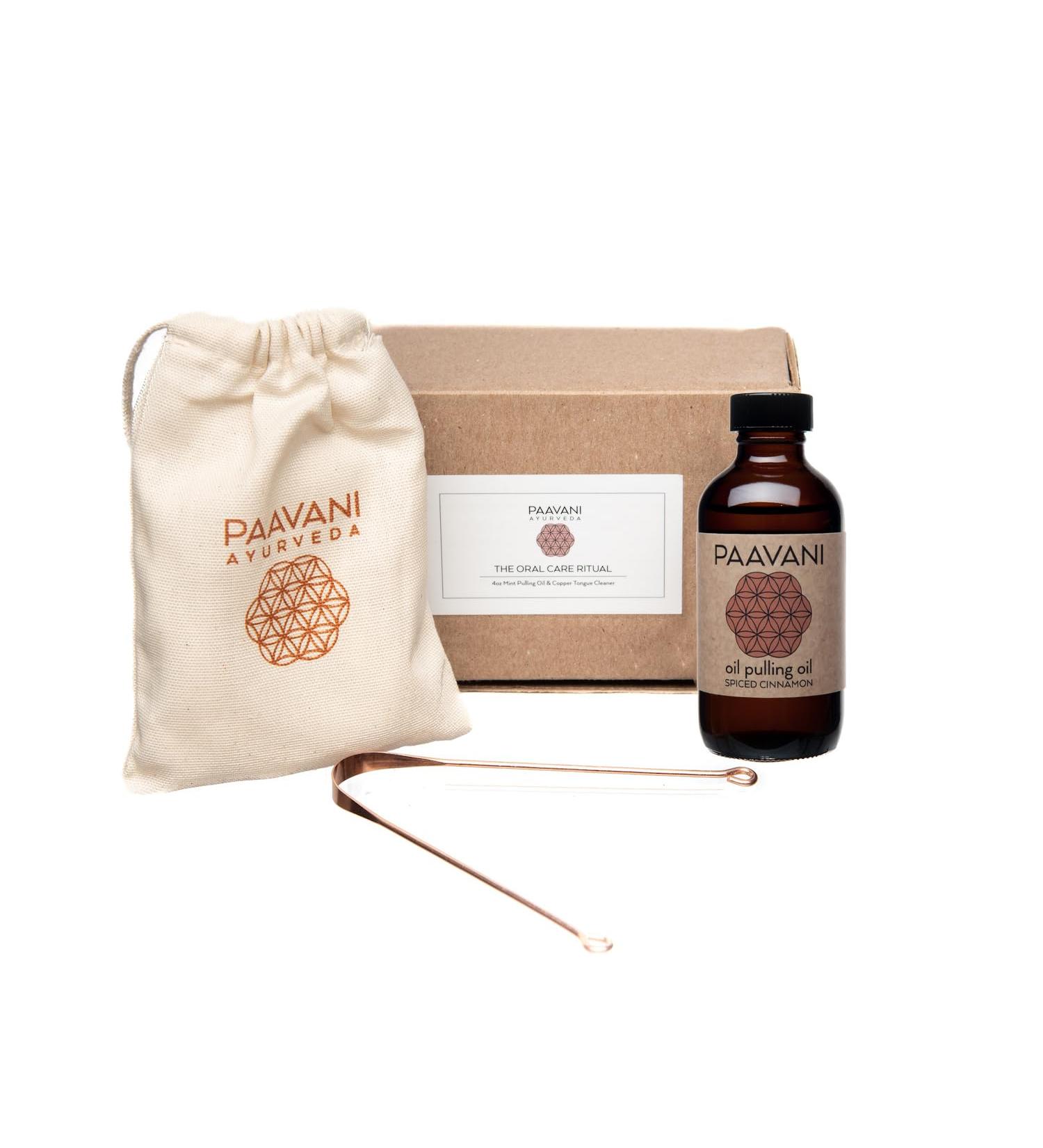 PAAVANI Ayurveda Oral Care Ritual - Natural Cinnamon Flavor for Fresh Breath & Healthy Gums | Shop Internationally - Buy Online on GoSupps.com