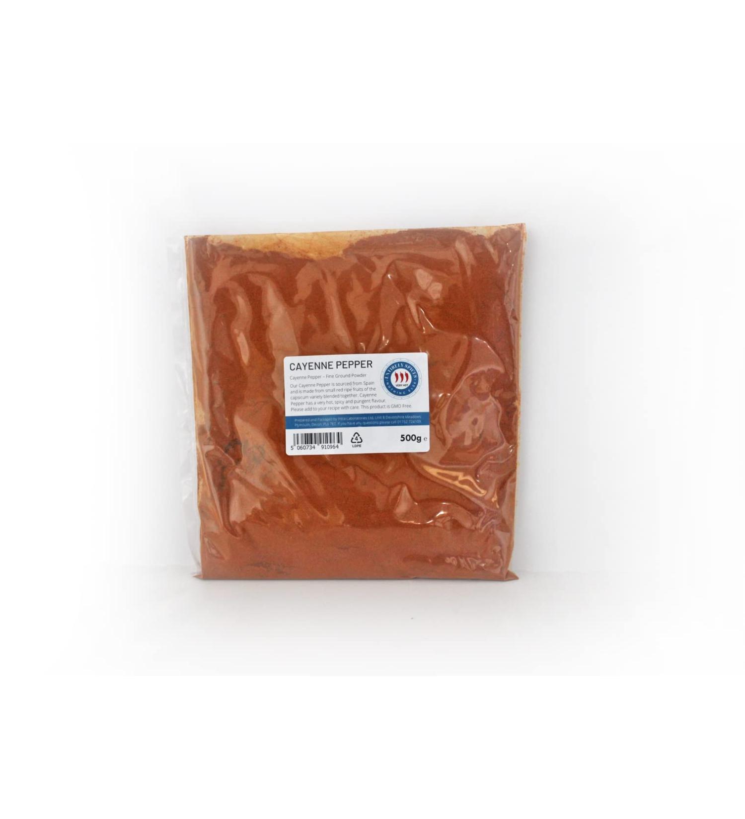Premium Quality 500g Cayenne Pepper - 100% Pure Ingredients for Gourmet Cooking - Buy Online on GoSupps.com