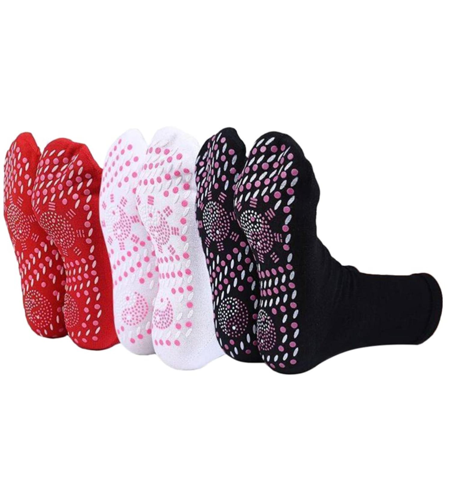 6pcs Ciieeo Mens Winter Self-Heating Magnetic Socks - Assorted Colors - Buy Online on GoSupps.com