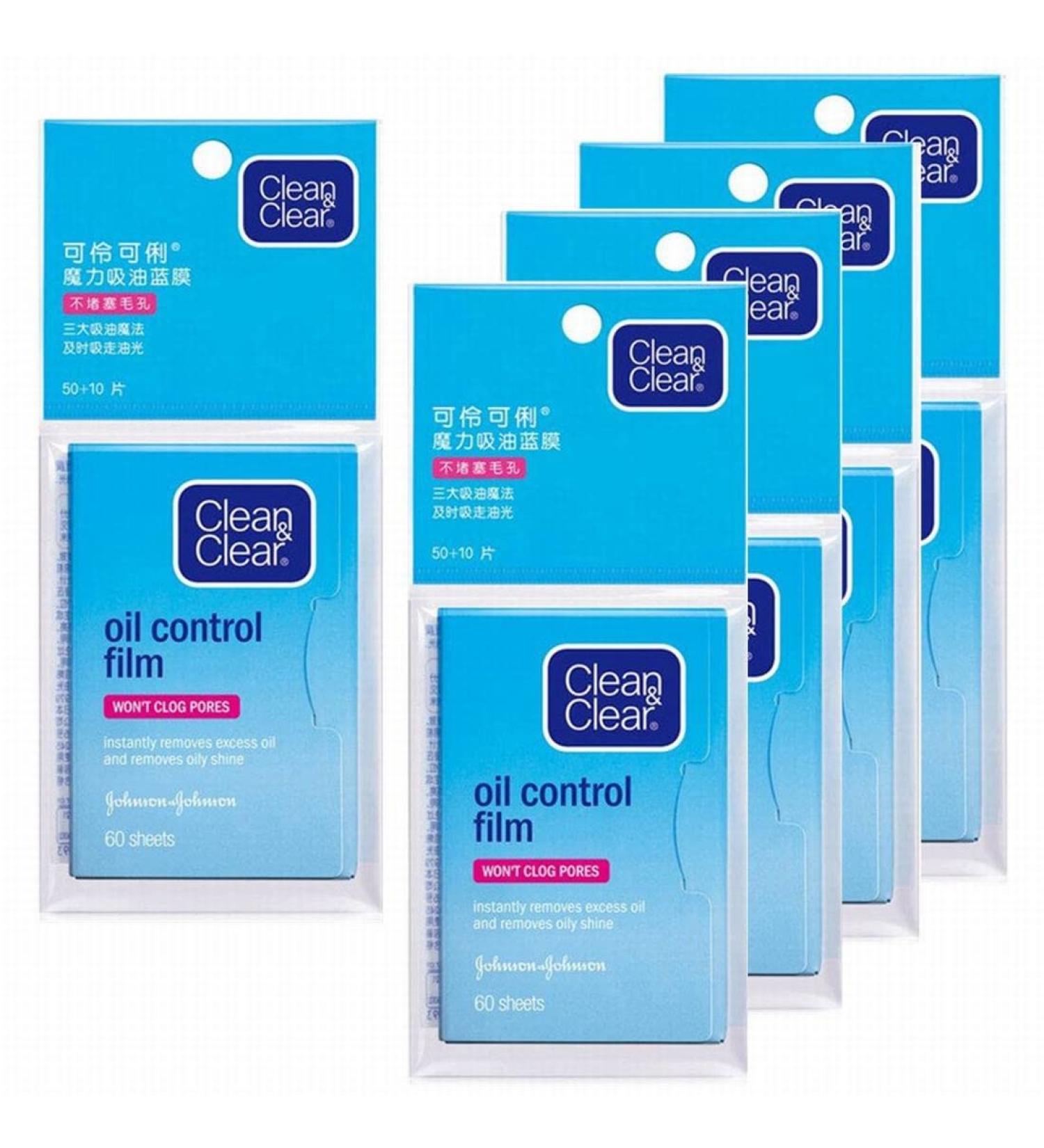 Compatible Oil Control Film 300 Sheets Blotting Paper Replacement for Clean & Clear Oil Absorbing Sheets (Pack of 5) 60 count (Pack of 5) - Buy Online on GoSupps.com