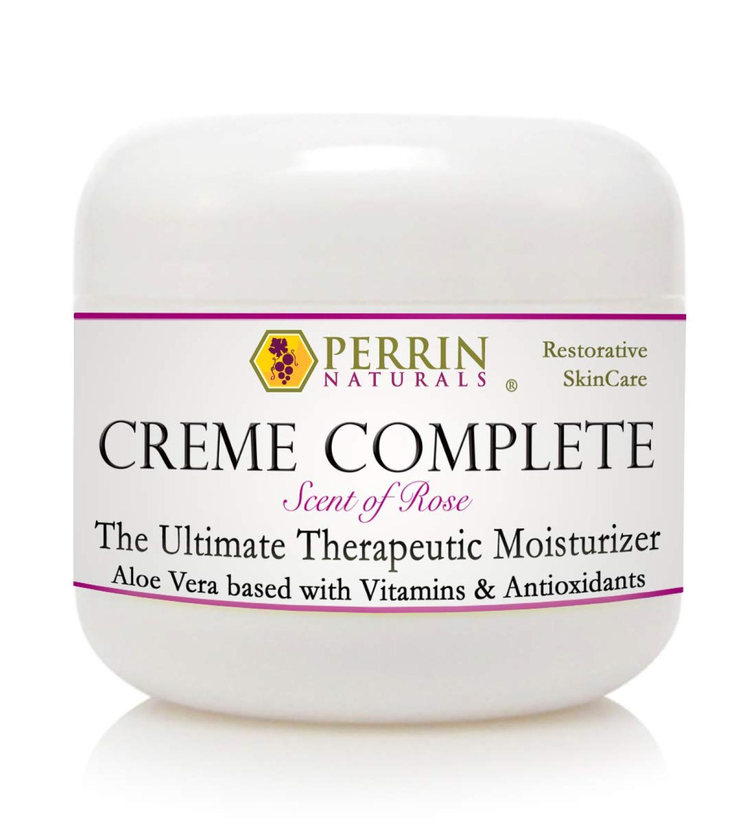 Creme Complete | Rose Scented Restorative Anti-Aging Moisturizer for Skin Conditions - Buy Online on GoSupps.com