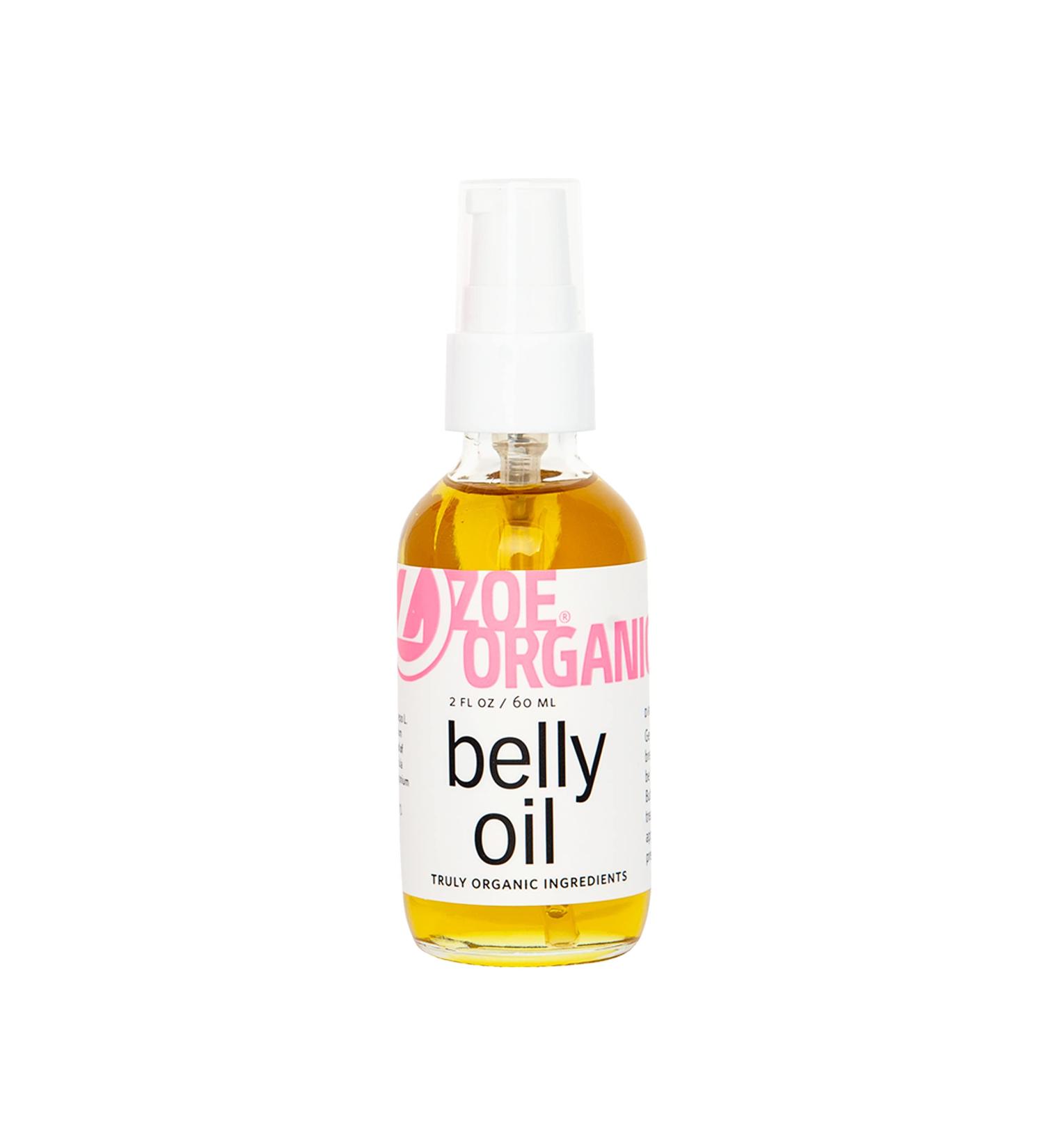 Zoe Organics Belly Oil - Organic Pregnancy Skin Support Nourishing Oil for Stretch Marks & Scarring (2 oz - Buy Online on GoSupps.com