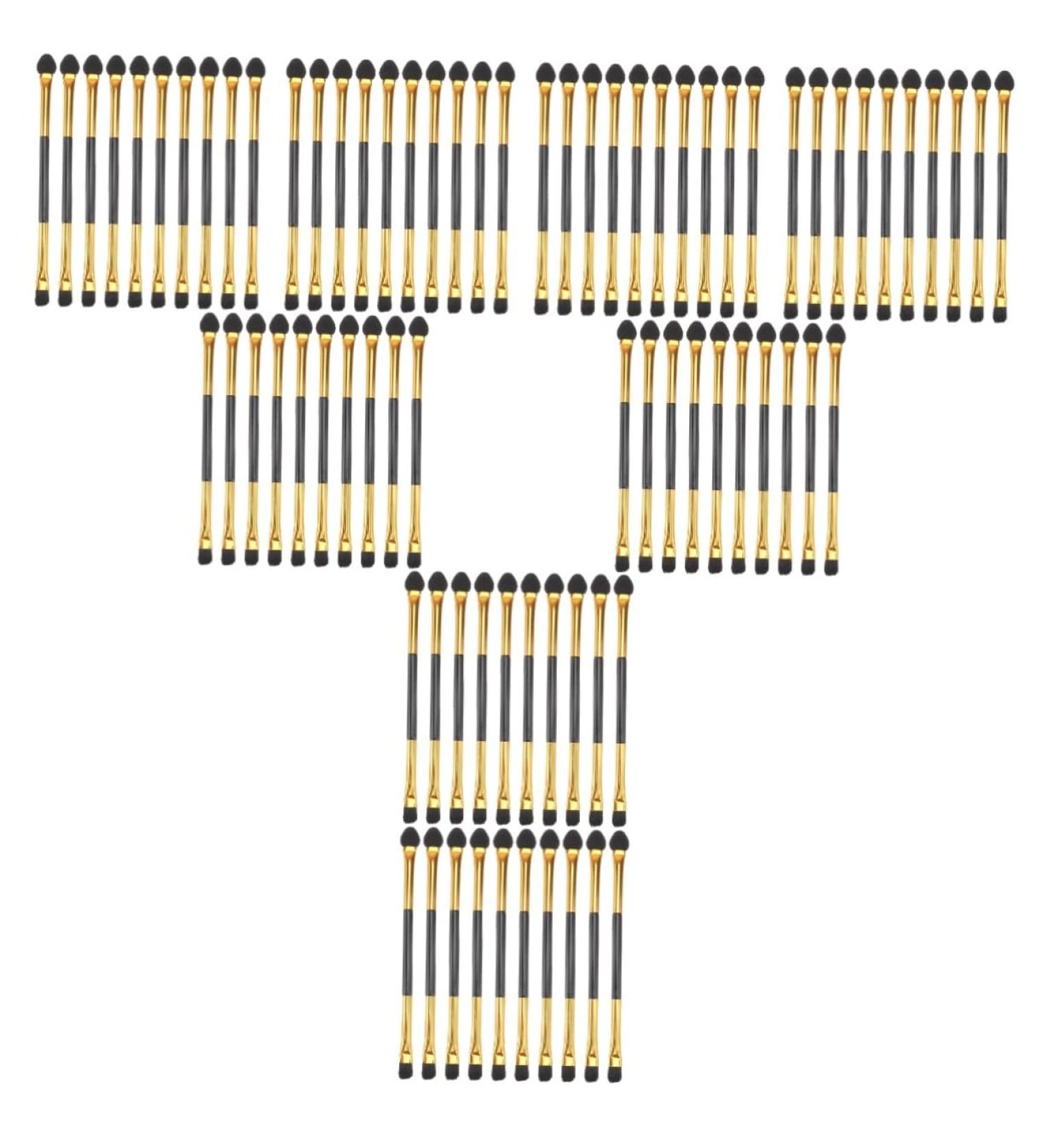 Mipcase 160 Pcs Double Ended Eyeshadow Brush Travel Accesories Professional Eye Makeup Powder 12x0.5cmx8pcs As Shownx8pcs - Buy Online on GoSupps.com