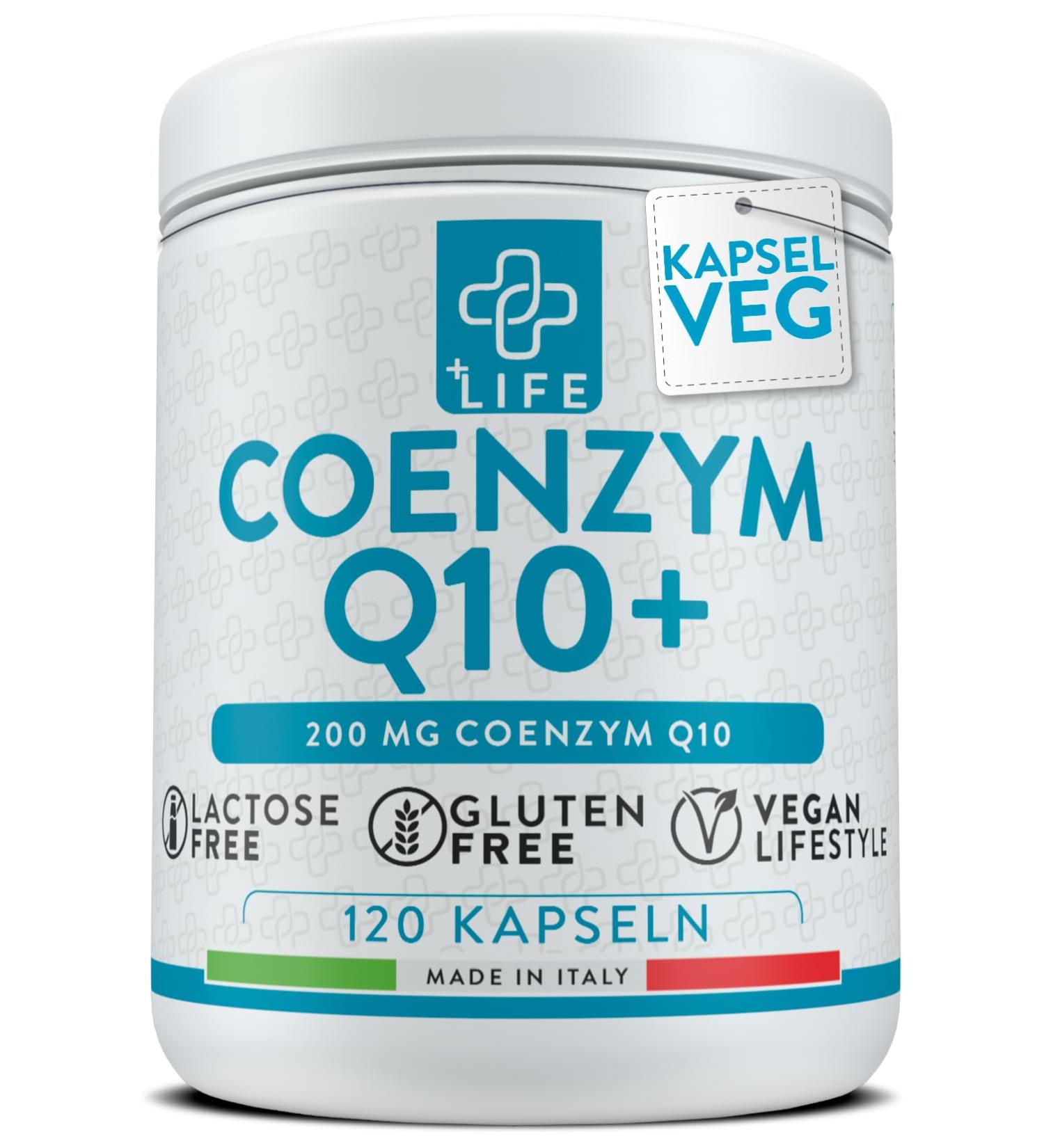 LIFE Coenzyme Q10 Ubiquinol 200mg - PiuLife 120 Capsules | High Dose Antioxidant & Anti-Aging Supplement - Buy Online on GoSupps.com