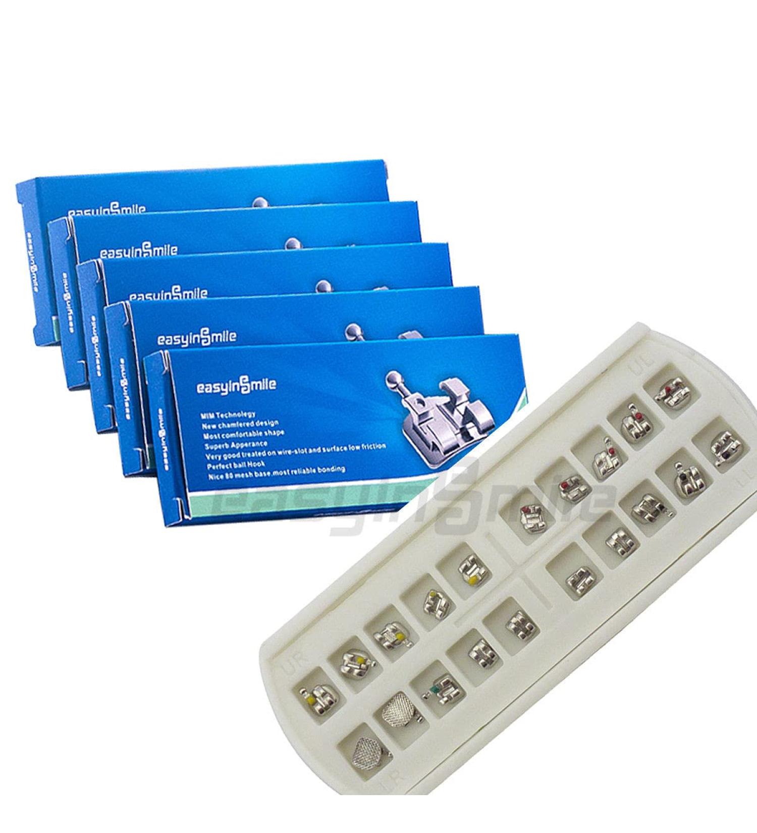 Buy Dental Orthodontic Metal Brackets Braces Mini Roth/MBT - ROTH 022 345 Hooks for International Shipping - Buy Online on GoSupps.com