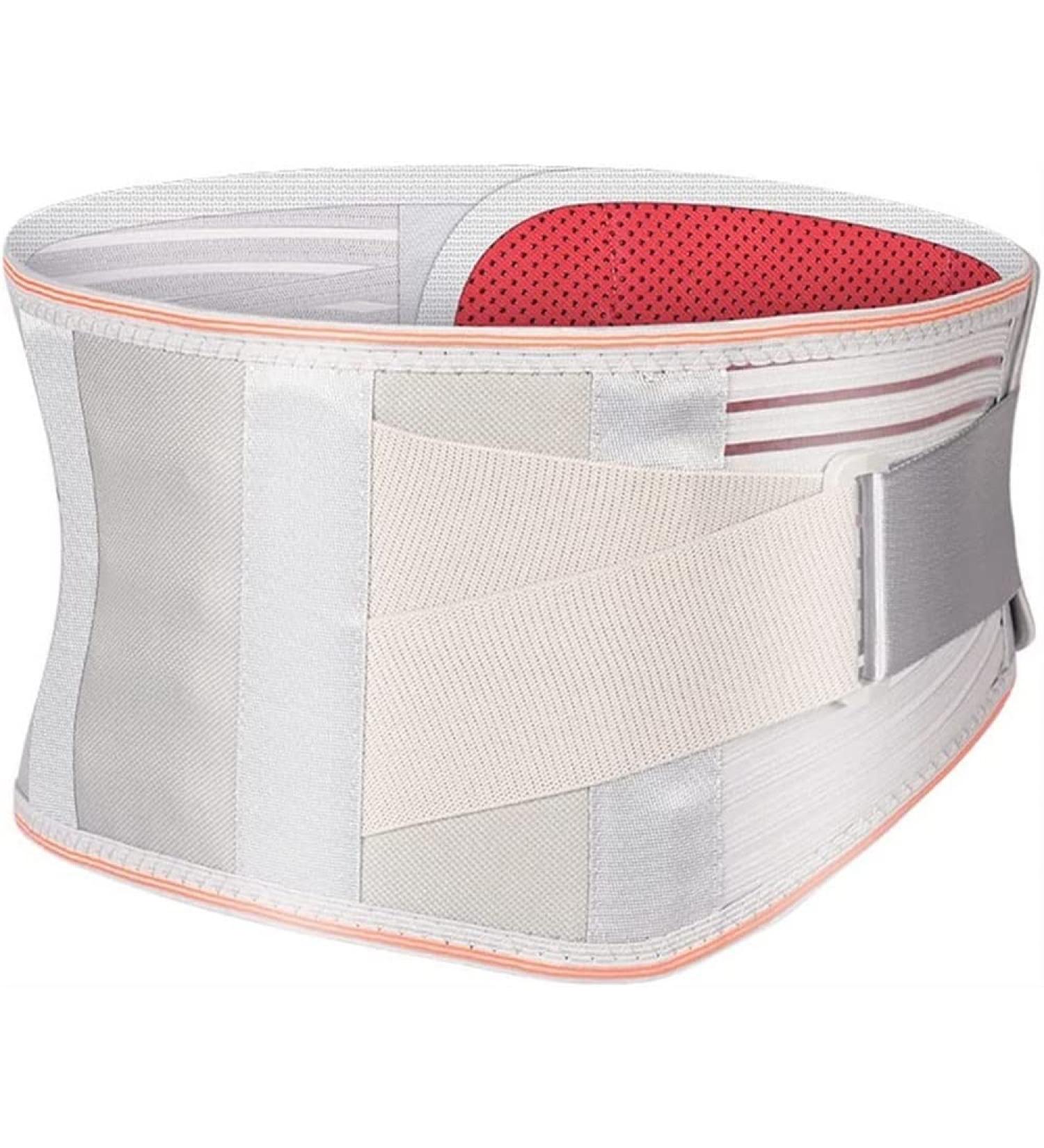 Self-Heated Lower Back Support for Pain Relief - 28 Magnet Lumbar Pegs Waist Decompression - Gray XL for Men & Women - Buy Online on GoSupps.com