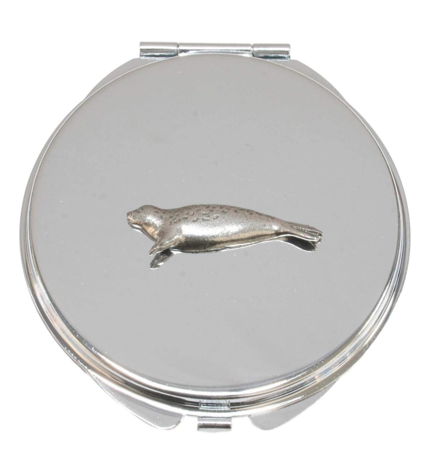 Seal Compact Mirror Handbag Gift With Free Engraving 424 - Buy Online on GoSupps.com