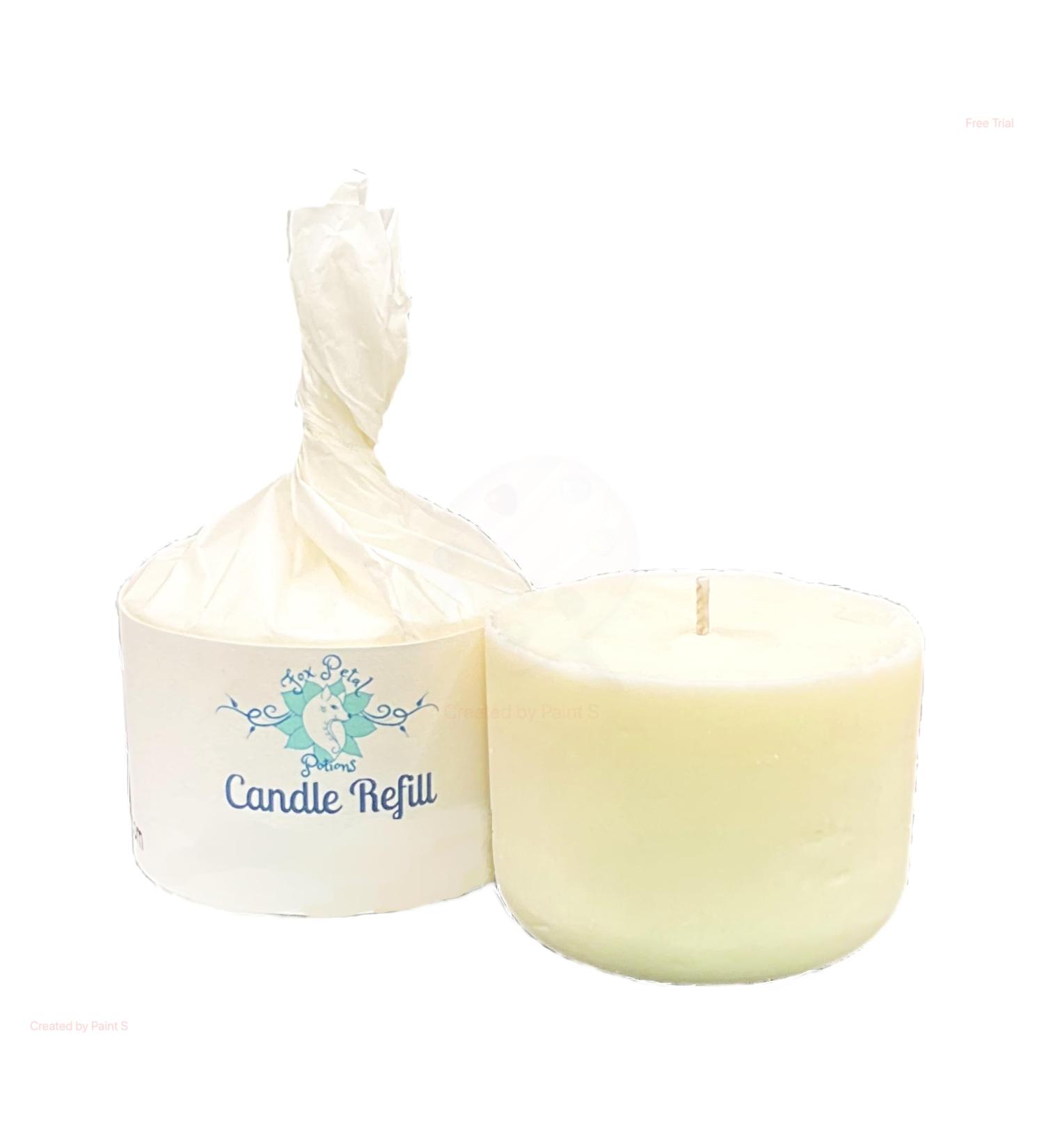 Freesia & Lilac Candle Refill - Handmade Plant-Based All Natural Zero Waste - 8oz Refillable Eco-Friendly Candle - Buy Online on GoSupps.com