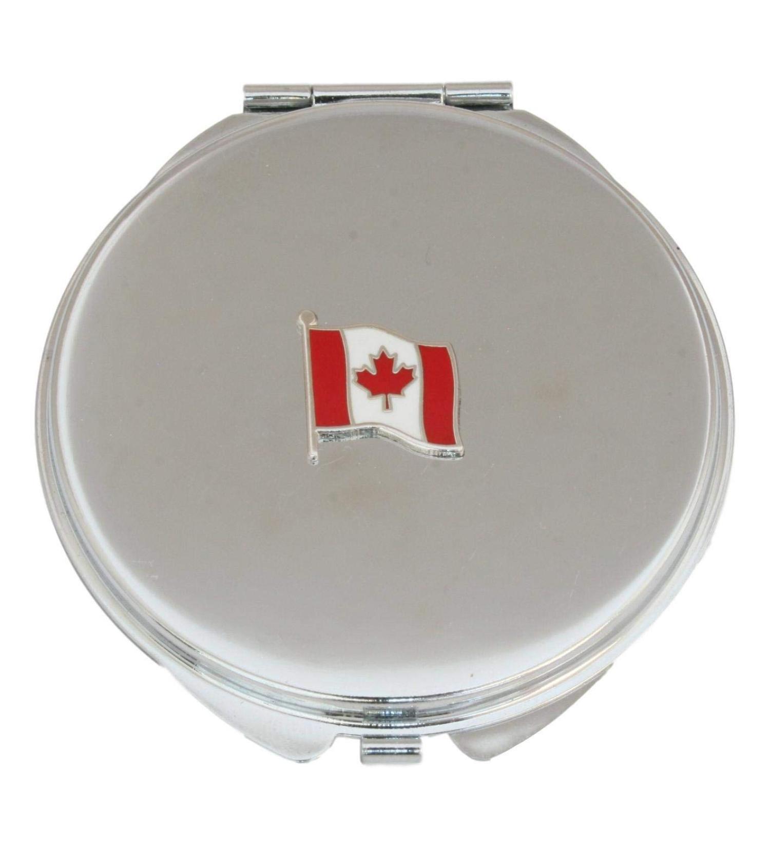 Canadian Flag Compact Mirror Handbag Gift With Free Engraving 487 - Buy Online on GoSupps.com