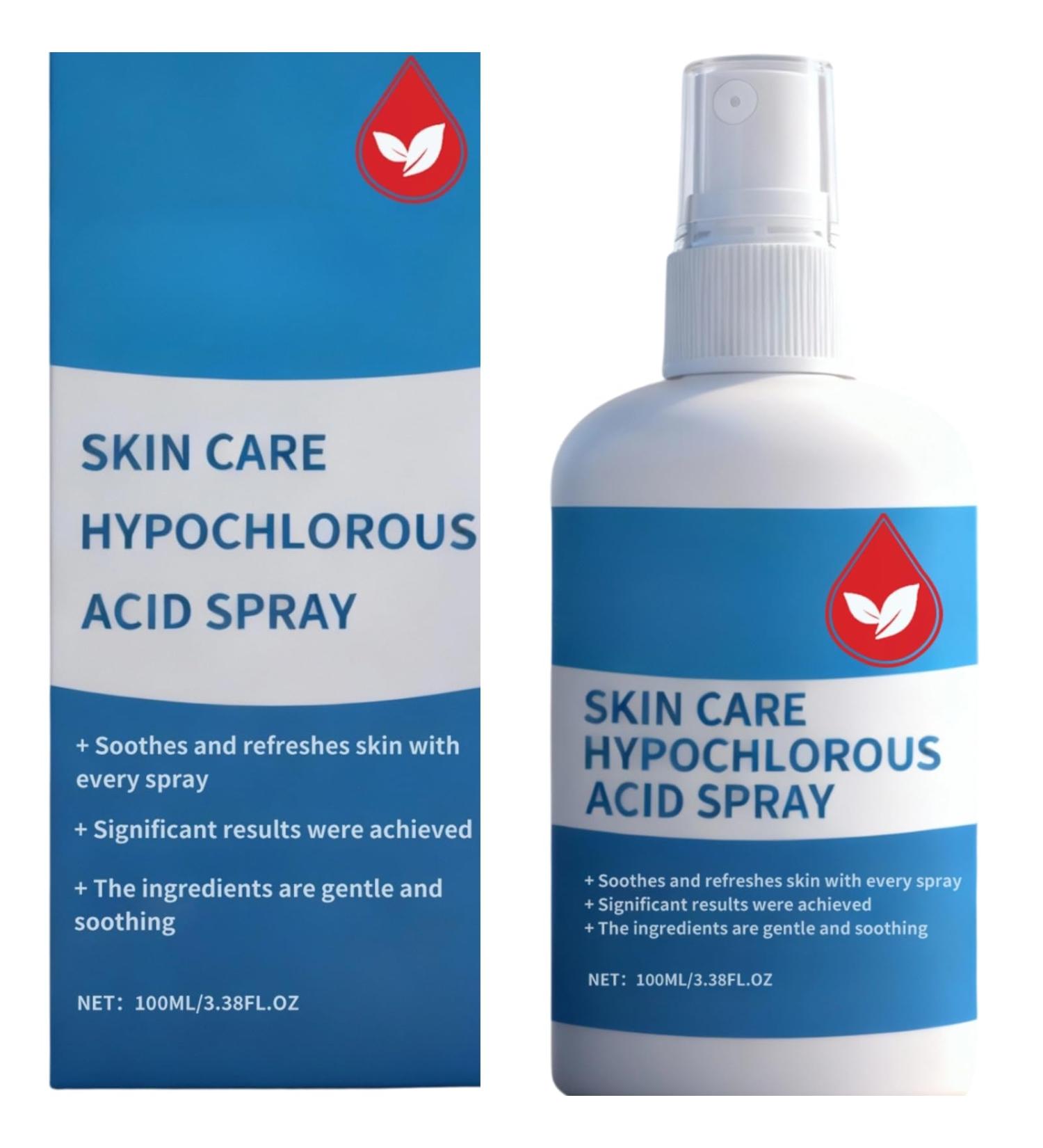  Nuvilo Hypochmic Acid Skin Care Spray 100ml Gentle Refreshing Mist for Sensitive Skin Lightweight and Soothing Formula for Daily Moisture and Skin Comfort - Buy Online on GoSupps.com