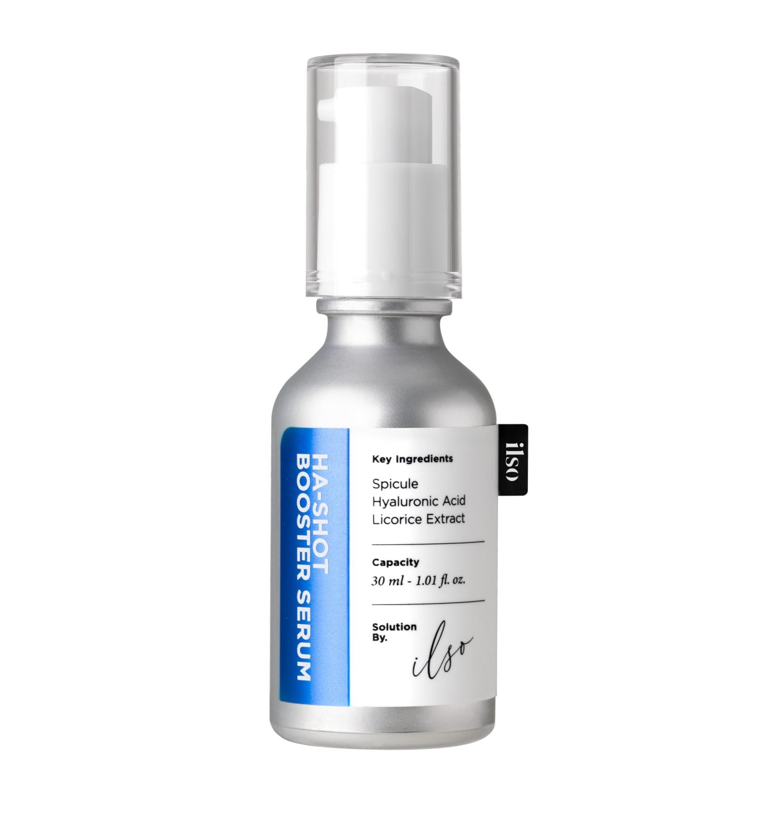 ILSO H-A Shot Booster Serum | Hyal-Spicule Exfoliating Serum 0.5oz | Improve Skin Texture & Pore Tightening | Moisturizing Formula - Buy Online on GoSupps.com