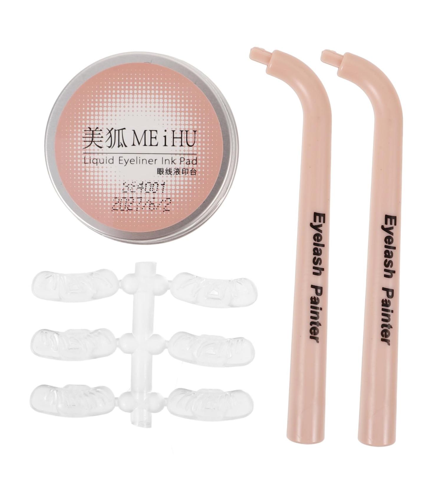 Gogogmee 1 Set Eye Makeup Aid Cosmetics Eyelashes Stamps Eyeliner Stencils Eyelash Stencil for Makeup Lash Stamp for Bottom Eyelashes Eyelash Stencils Reusable Eyelash Stamps - Buy Online on GoSupps.com