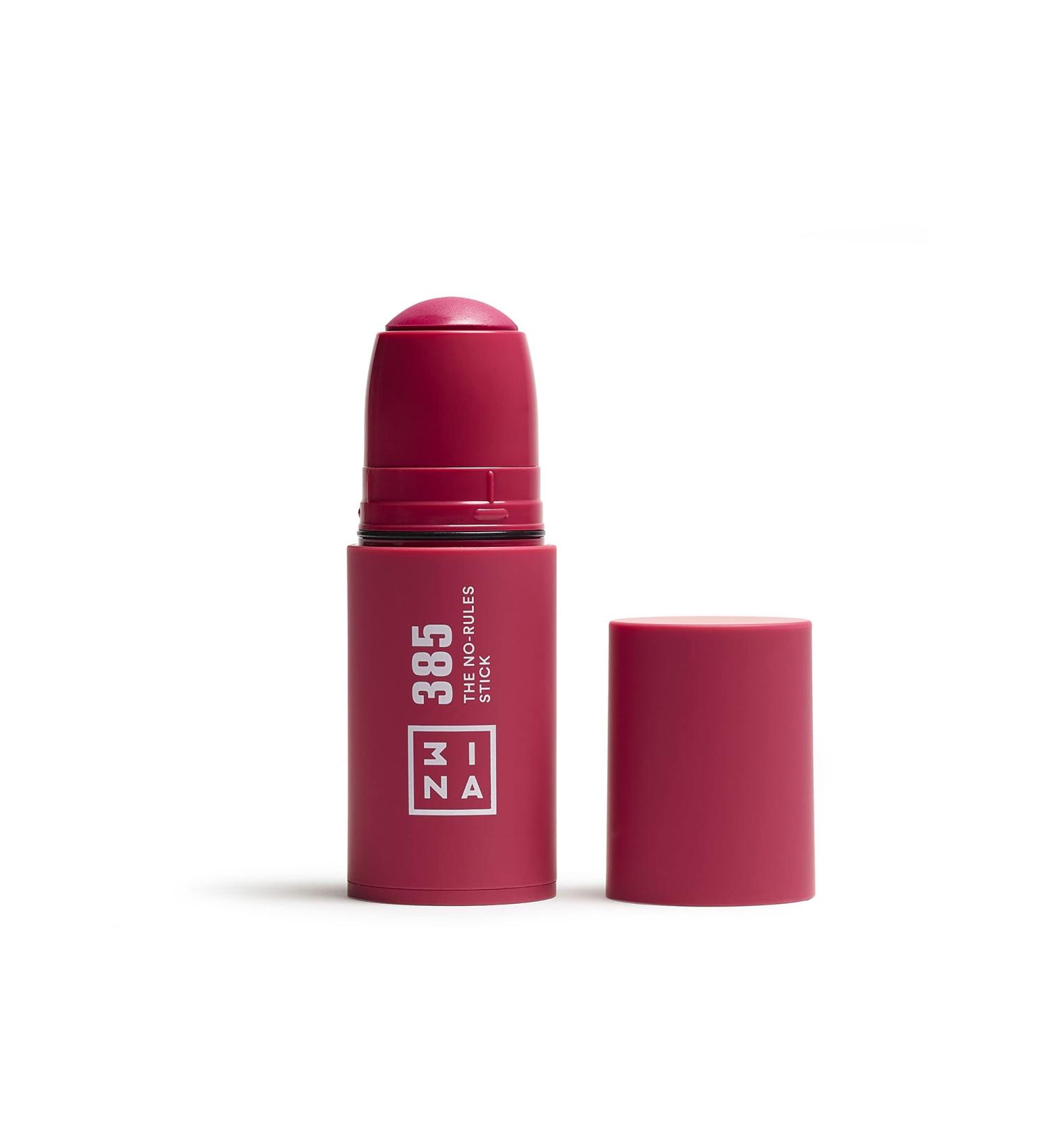 3INA Makeup No-Rules Stick 385: Burgundy Blush Stick for Eyes, Lips & Cheeks - Buy Online on GoSupps.com