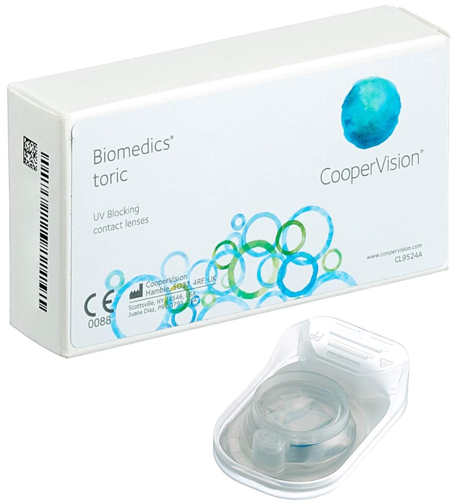 Buy Cooper Vision Biomedics Toric Contact Lenses - 6 Pieces | BC 8.7 mm | DIA 14.5 | -5.00 Diopters - Fast International Shipping - Buy Online on GoSupps.com