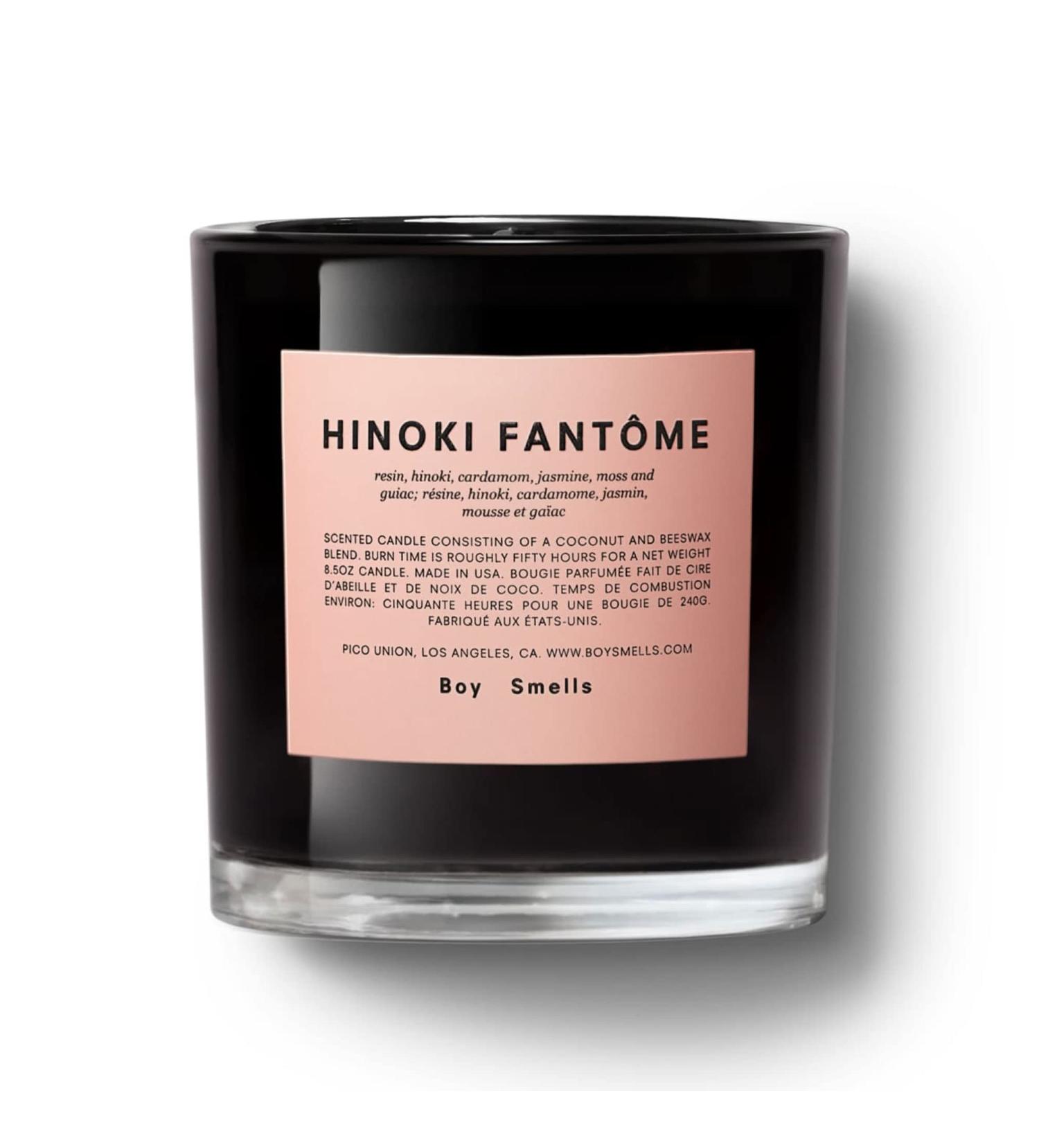 Boy Smells Hinoki Fant me Scented Candle - 8.5 oz Coconut & Beeswax Blend | Aromatherapy Candle for Men & Women - 50 Hour Burn - Buy Online on GoSupps.com