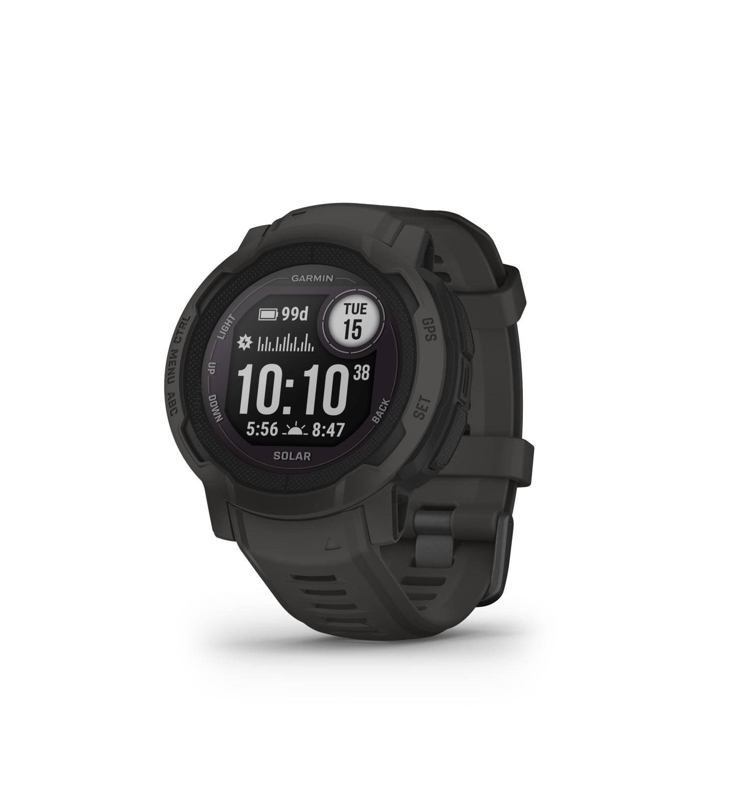 Garmin Instinct 2 Outdoor GPS Watch - Graphite, Non-Solar, 45mm, Multi-GNSS Support - Buy Online on GoSupps.com