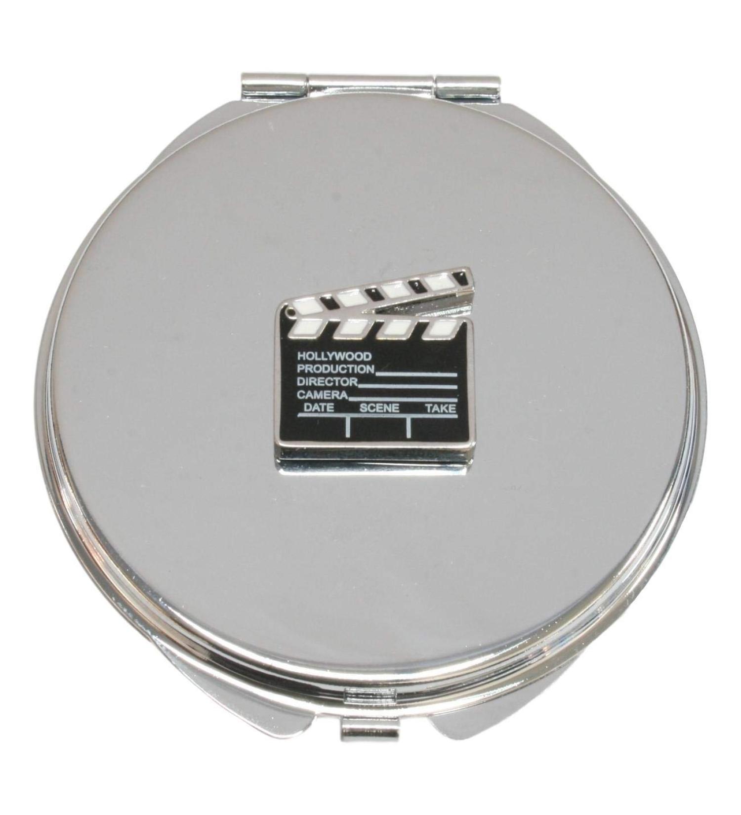 Film Clapper Board Compact Mirror Handbag Gift With Free Engraving 457 - Buy Online on GoSupps.com