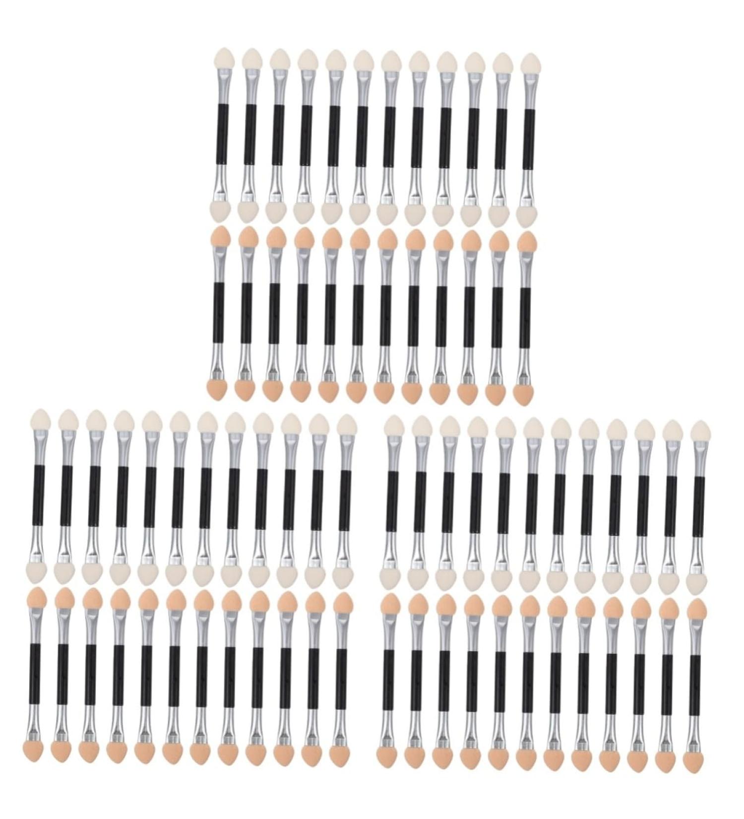 Housoutil 72 Pcs Latex Eye Shadow Stick Eyeshadow Stick Sponge Applicator Double Ended Eyeshadow Brush Mackey 7.5x1x0.5cmx3pcs Beige Khaki X3pcs - Buy Online on GoSupps.com