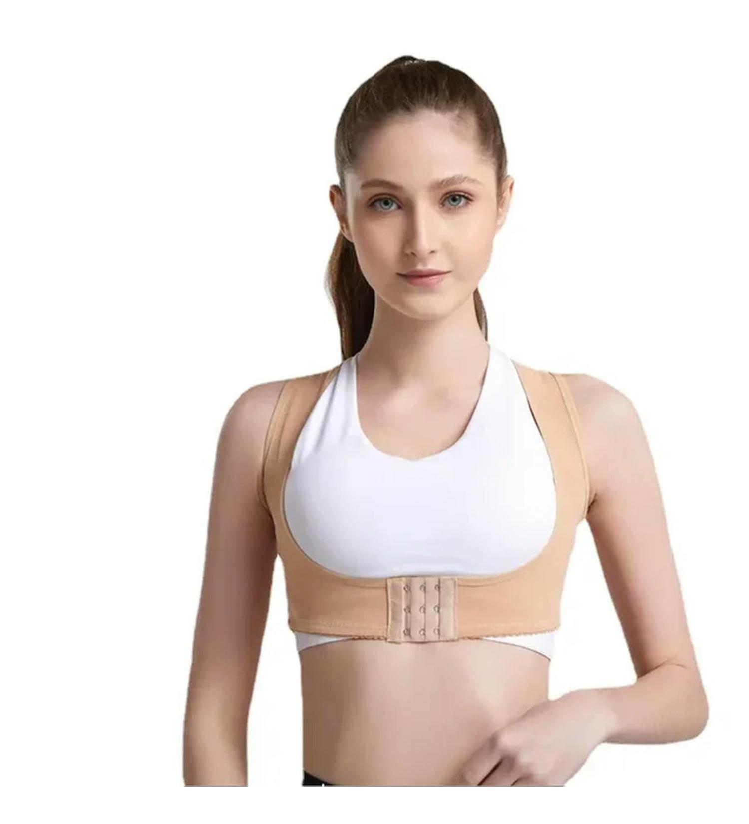 Adjustable Women Back Support Belt Orthotics Posture Correction Brace Rectify Posture Corset Shoulder Postures Skin XL - Buy Online on GoSupps.com
