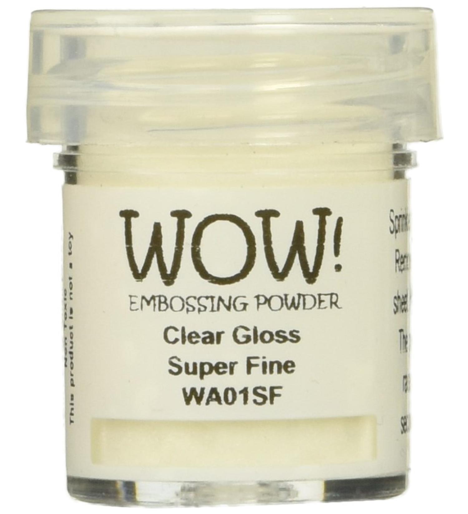 Wow Embossing Powder 15ml - Clear Gloss | High-Quality Embossing Powder - Buy Online on GoSupps.com