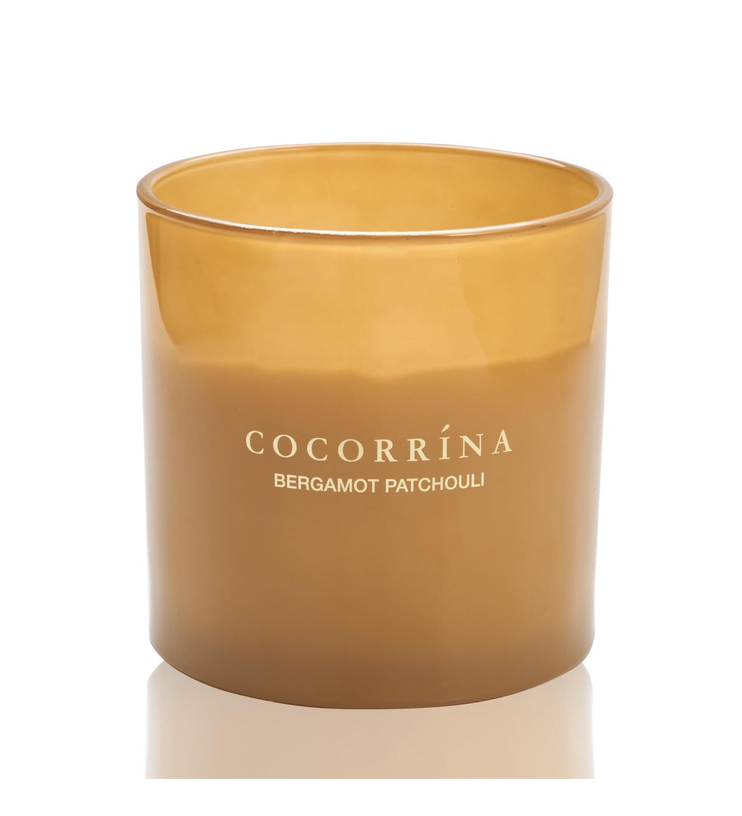 Cocorr na Bergamot Patchouli Candle - Natural Soy 3 Wicks 110 Hours Burn Time | Ideal Christmas Gift 1300g Luxury Fragrance - Buy Online on GoSupps.com