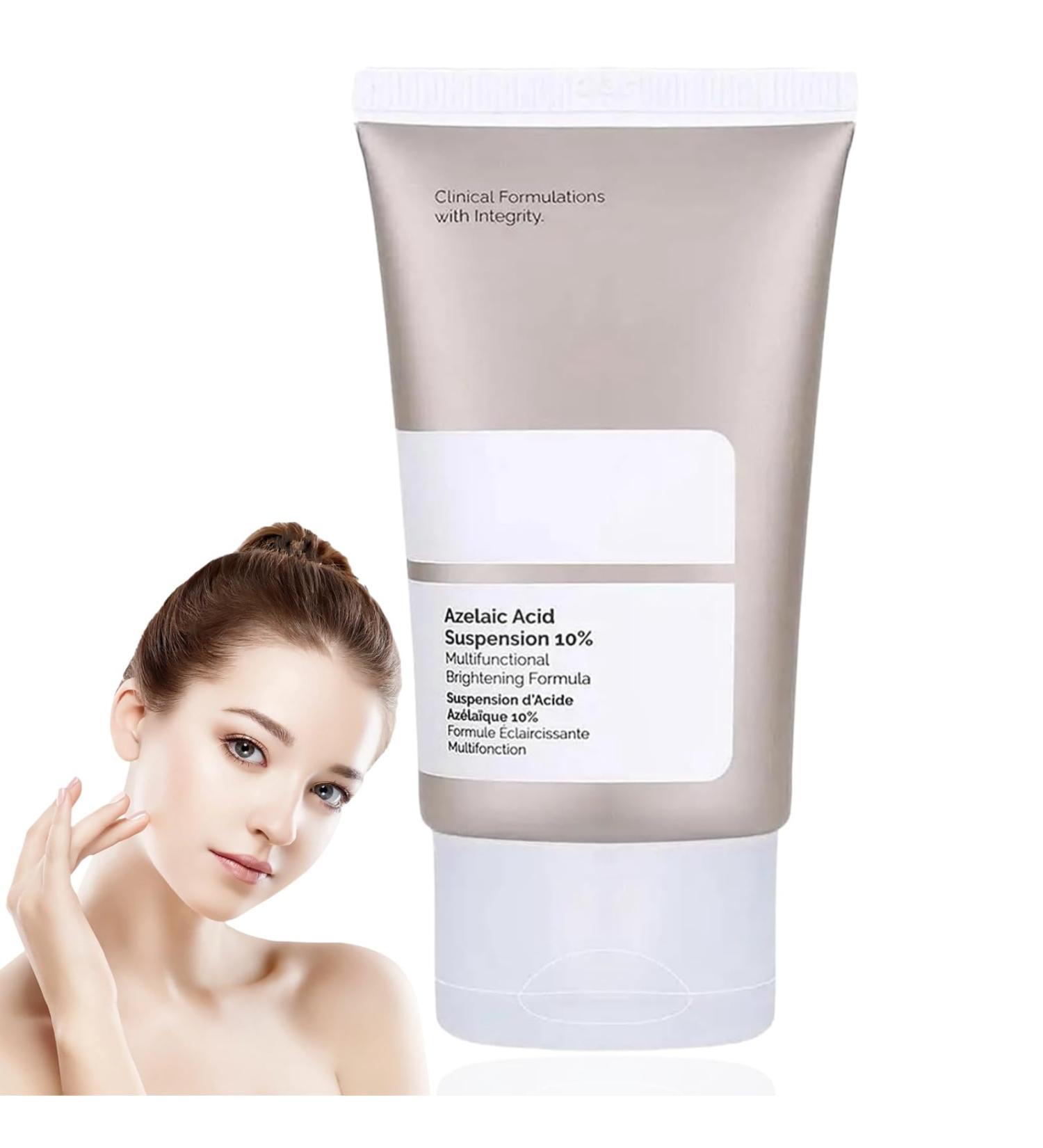 Azelaic Acid Suspension 10% Face Serum Face Serum for Women Azelaic Acid Serum Cream Hydrating Face Cream Face Skin Care Beauty with Niacinamide & Vitamin C Facial Moisturiser Skincare Serum - Buy Online on GoSupps.com