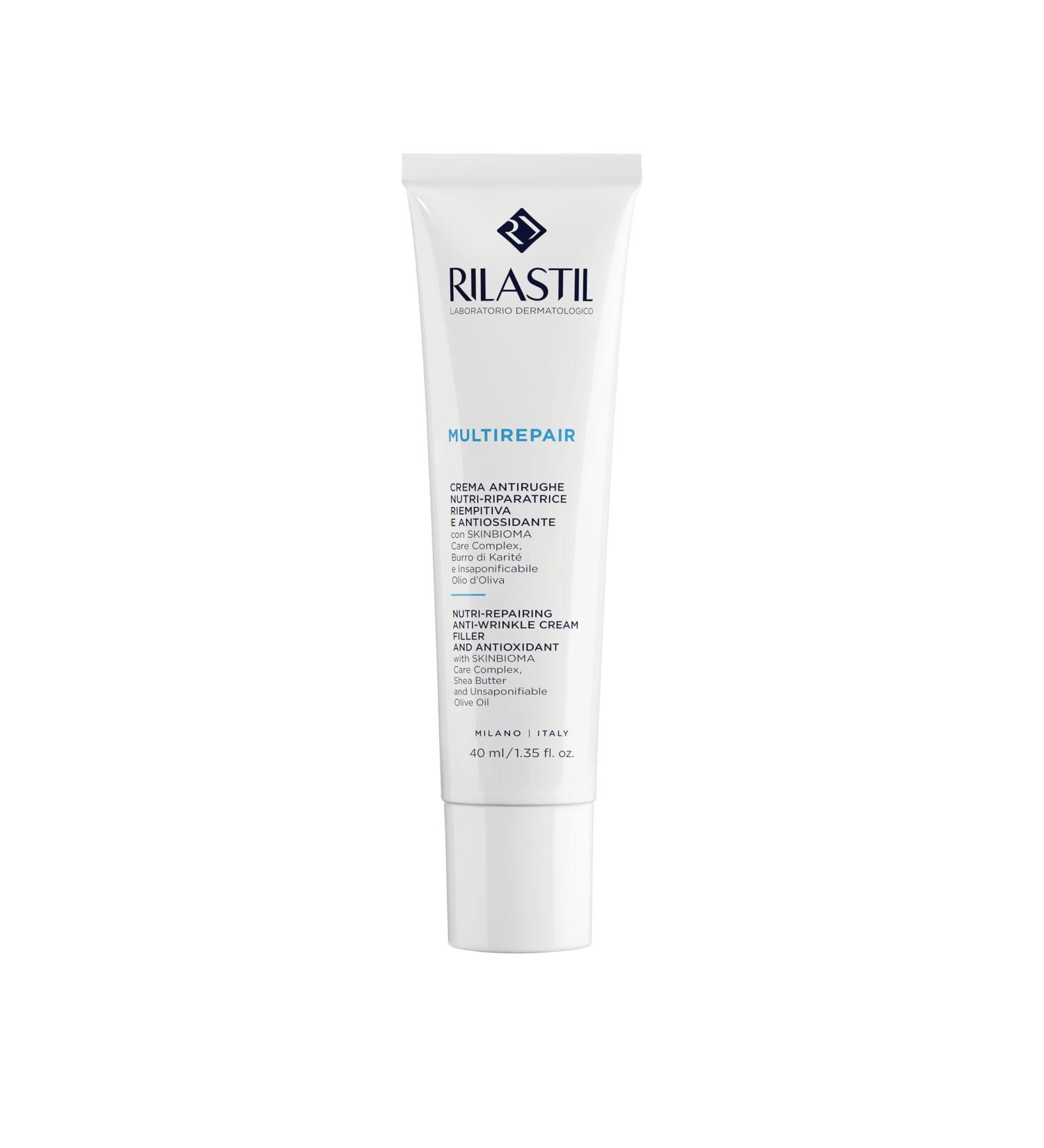 Rilastil Multirepair Antiwrinkle face cream nourishing moisturizing with shea butter for very dry skin 40 ml - Buy Online on GoSupps.com