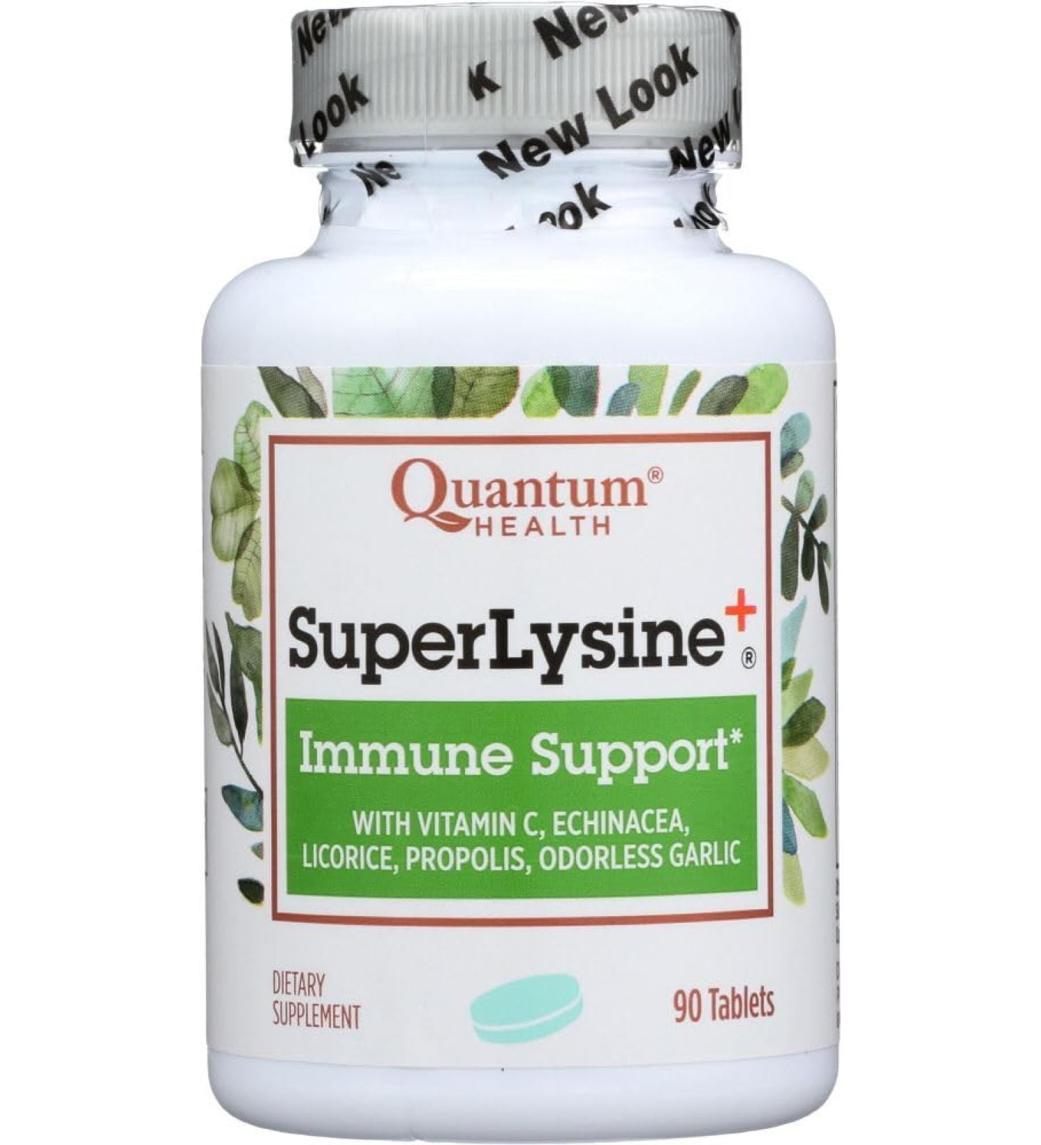 Quantum Health Super Lysine Plus 90 Count - Buy Online on GoSupps.com