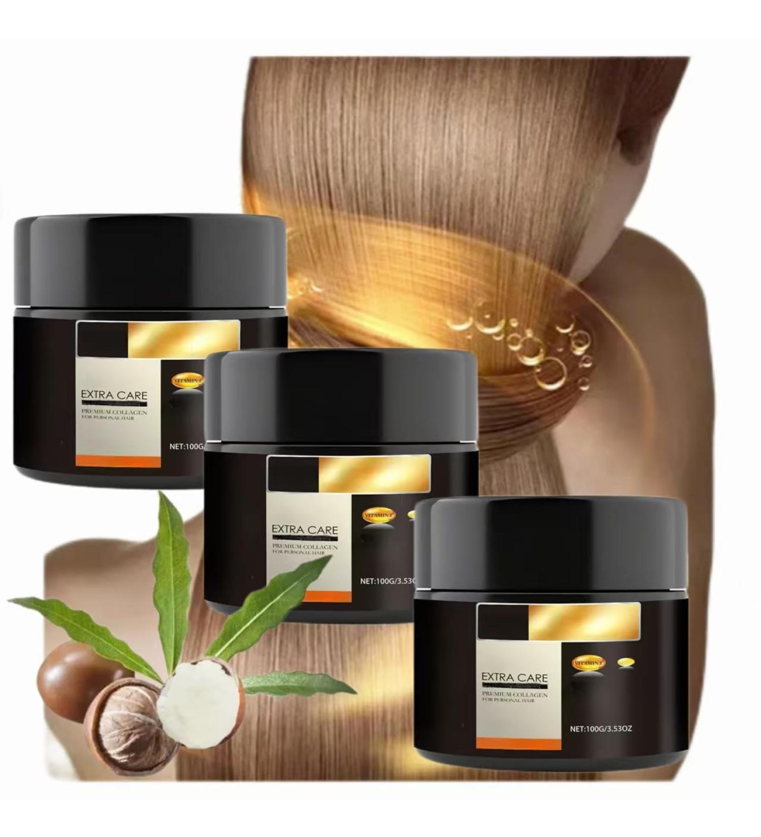 3in1 Shea Butter*KeratinsCollagen Hair Mask Deep Conditioner Deep Repair Conditioning Shea Butter Essence Hair Mask Collagen Hair Care for Dry Damaged Hair 3 - Buy Online on GoSupps.com