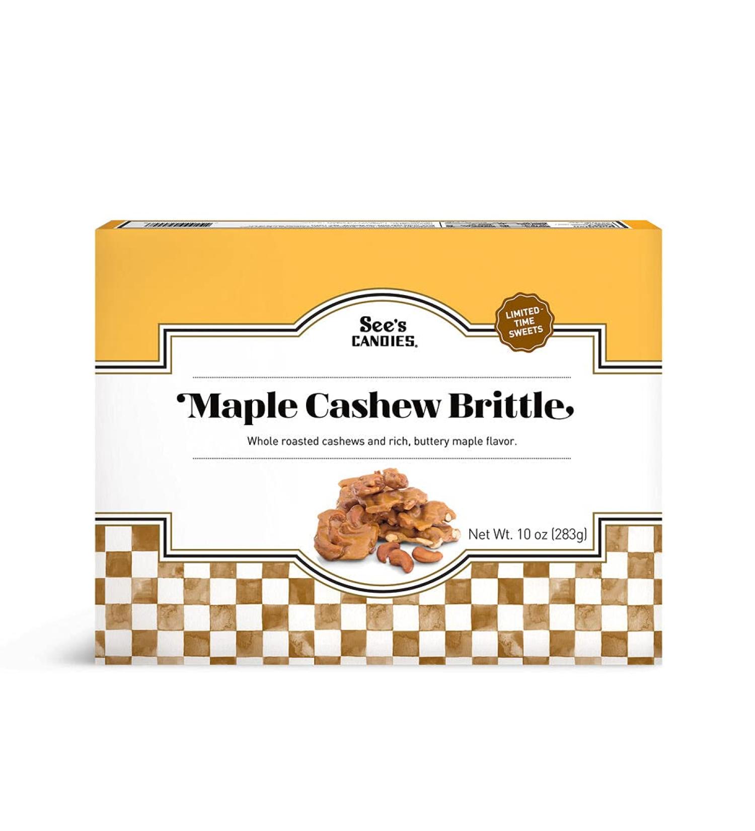 See's Candies 10 Oz. Maple Cashew Brittle