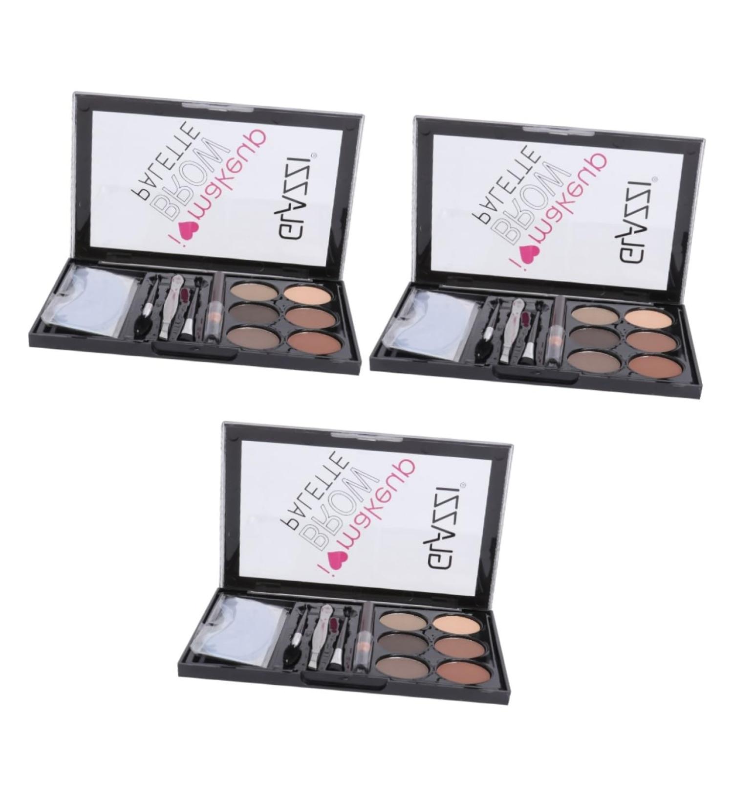 FOMIYES 3 Sets Eyebrow Powder Set Waterproof Eyebrow Makeup Flash Suit Eyebrow Cosmetic Tool Eyebrow Pencil - Buy Online on GoSupps.com